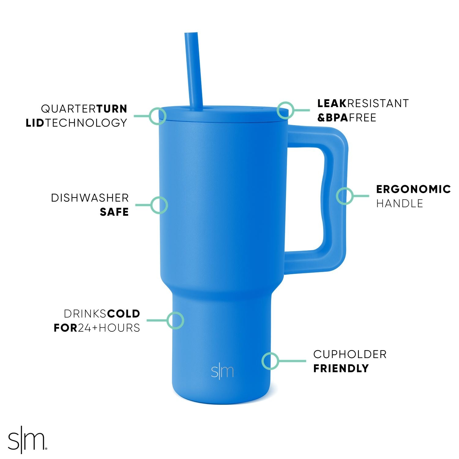 Premium Trek Tumbler 30Oz Stainless Steel Vacuum Insulated Water Bottle - Keeps Drinks Hot/Cold for 24 Hours - Perfect for Hiking, Camping & Outdoor Adventures