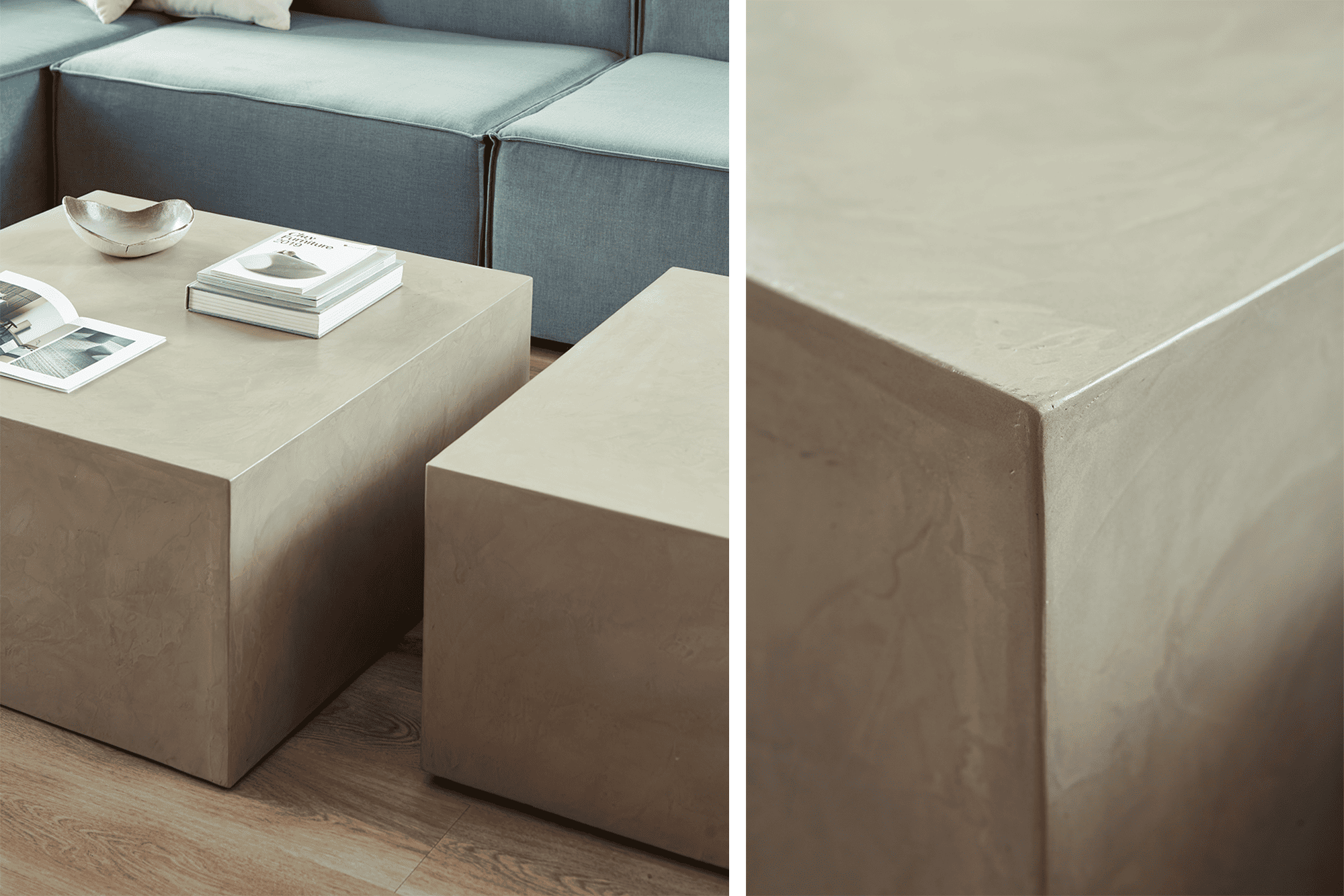 Modern Cube Coffee Table - Stylish & Functional Centerpiece for Living Room, Lounge, or Office Decor