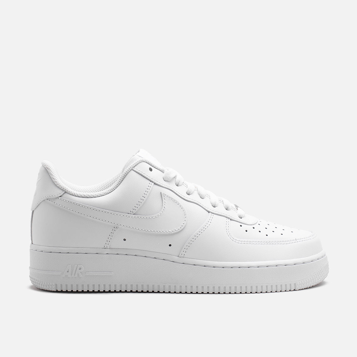 Nike Air Force 1 '07 Low White/White Sneakers - Men's Classic Basketball Shoes for Casual Wear & Street Style