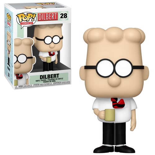 Dilbert Pop! Vinyl Figure - Official Comics Collectible Toy for Office Decor & Gifts [28] | Perfect for Desk Display, Pop Culture Fans & Comic Book Lovers