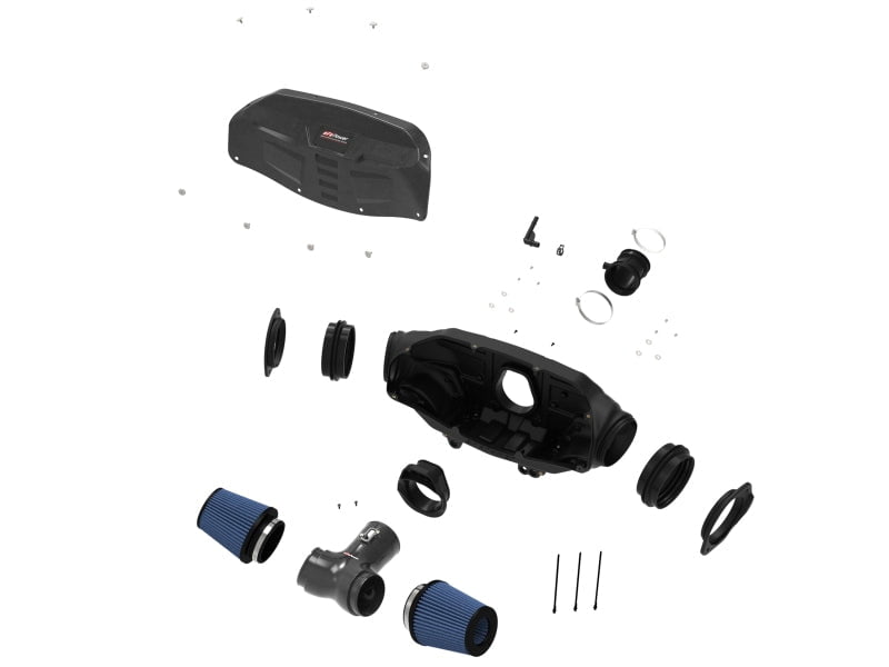 aFe Black Series Carbon Fiber Pro 5R Air Intake System for 2020 Chevrolet Corvette C8 V8 6.2L - High Performance Cold Air Intake Upgrade for Better Engine Power & Fuel Efficiency - Perfect for Racing & Street Performance