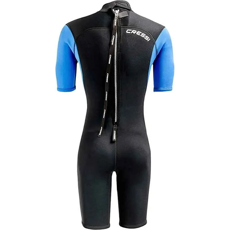 Cressi Men's 2.5mm Shorty Wetsuit - Premium Neoprene Diving & Snorkeling Suit for Warm Water | Surfing, Scuba Diving, Swimming & Water Sports