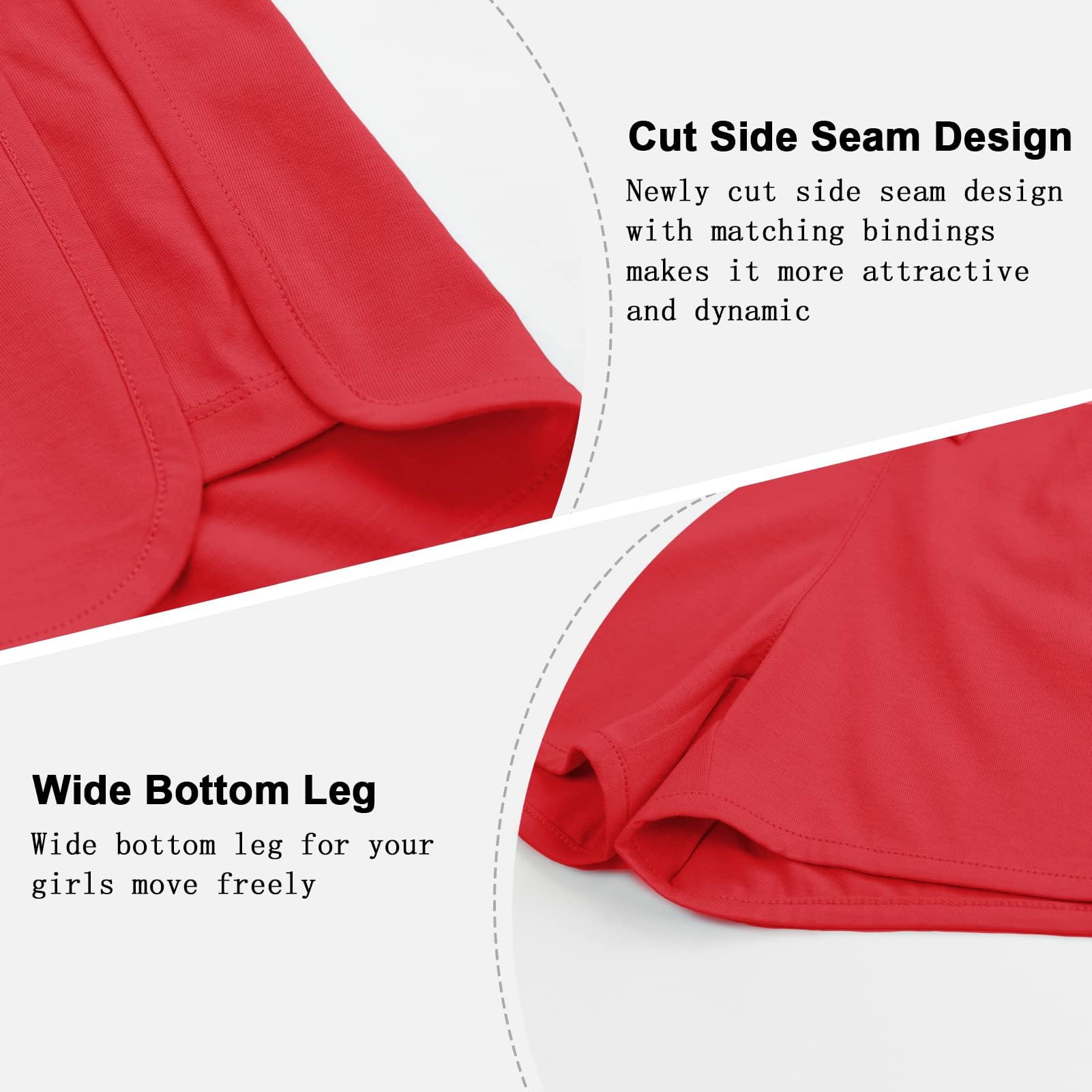 Best Girls Running Cotton Athletic Shorts with Drawstring & Pockets - Comfortable Kids Workout Clothes for Ages 3-12 - Perfect for Sports, Gym, Playground & Summer Activities