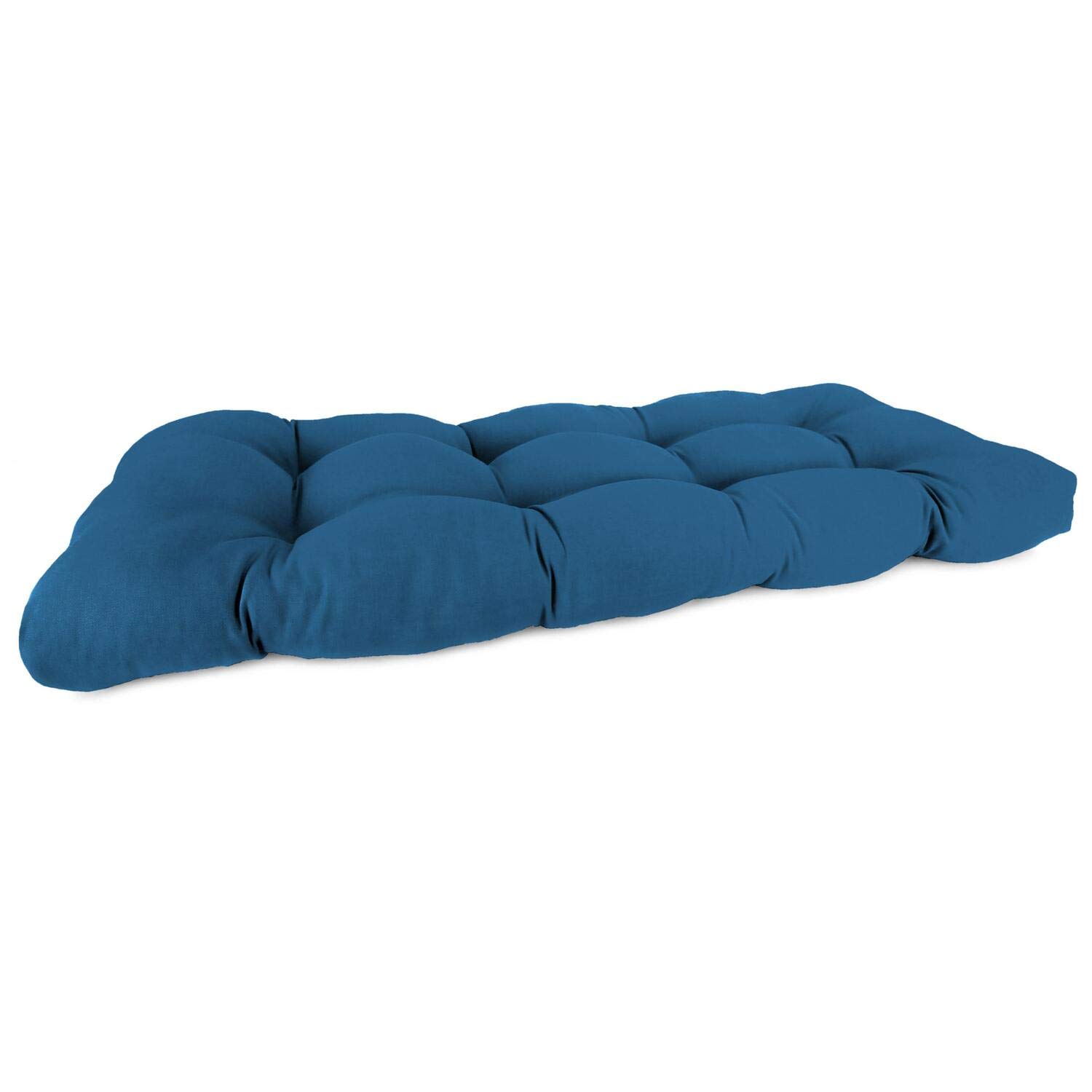 Comfortable Wicker Loveseat Cushion with Acrylic Fabric & Blown Fiber Fill - Perfect for Patio, Sunroom, and Outdoor Furniture - Water-Resistant & Durable