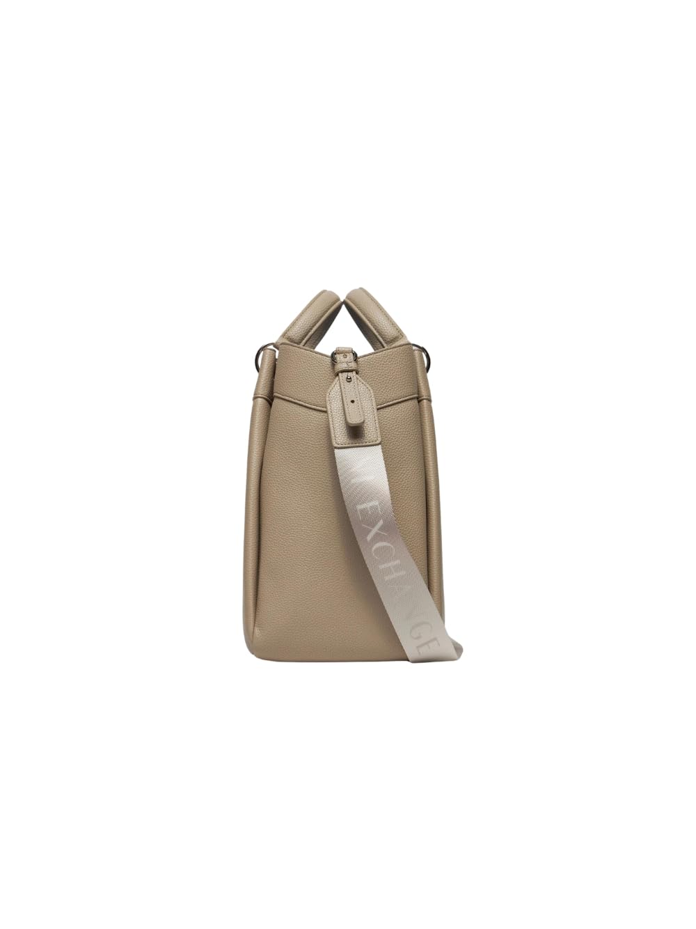 AX Armani Exchange Wave Large Tote Bag with Adjustable Webb Strap - Stylish Designer Handbag for Women, Perfect for Work, Travel & Everyday Use