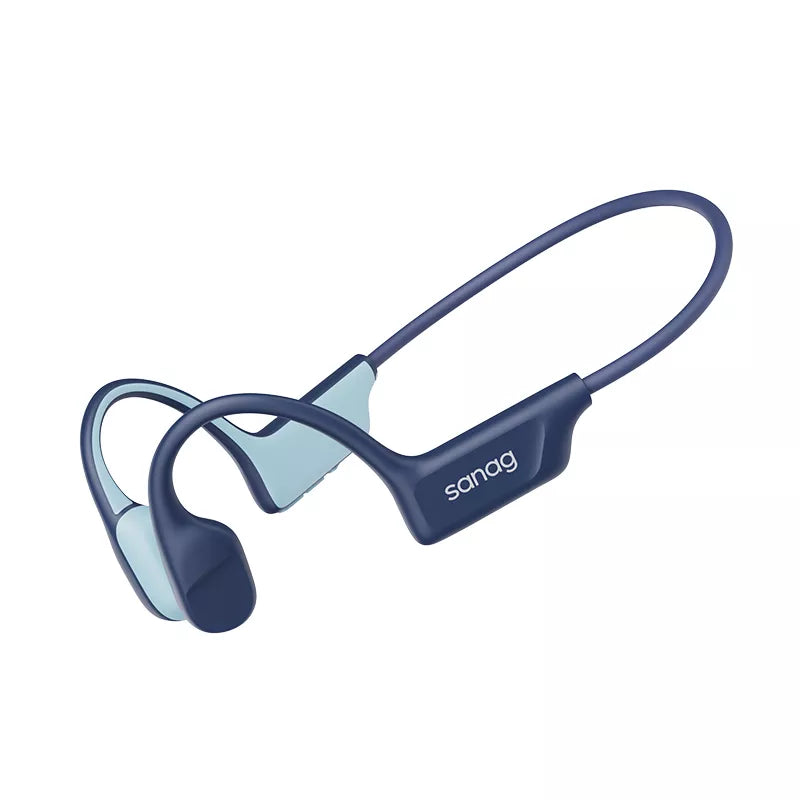 Sanag B22S Pro Open Ear Wireless Bluetooth Bone Conduction Headphones - Sweatproof for Running, Cycling & Outdoor Sports