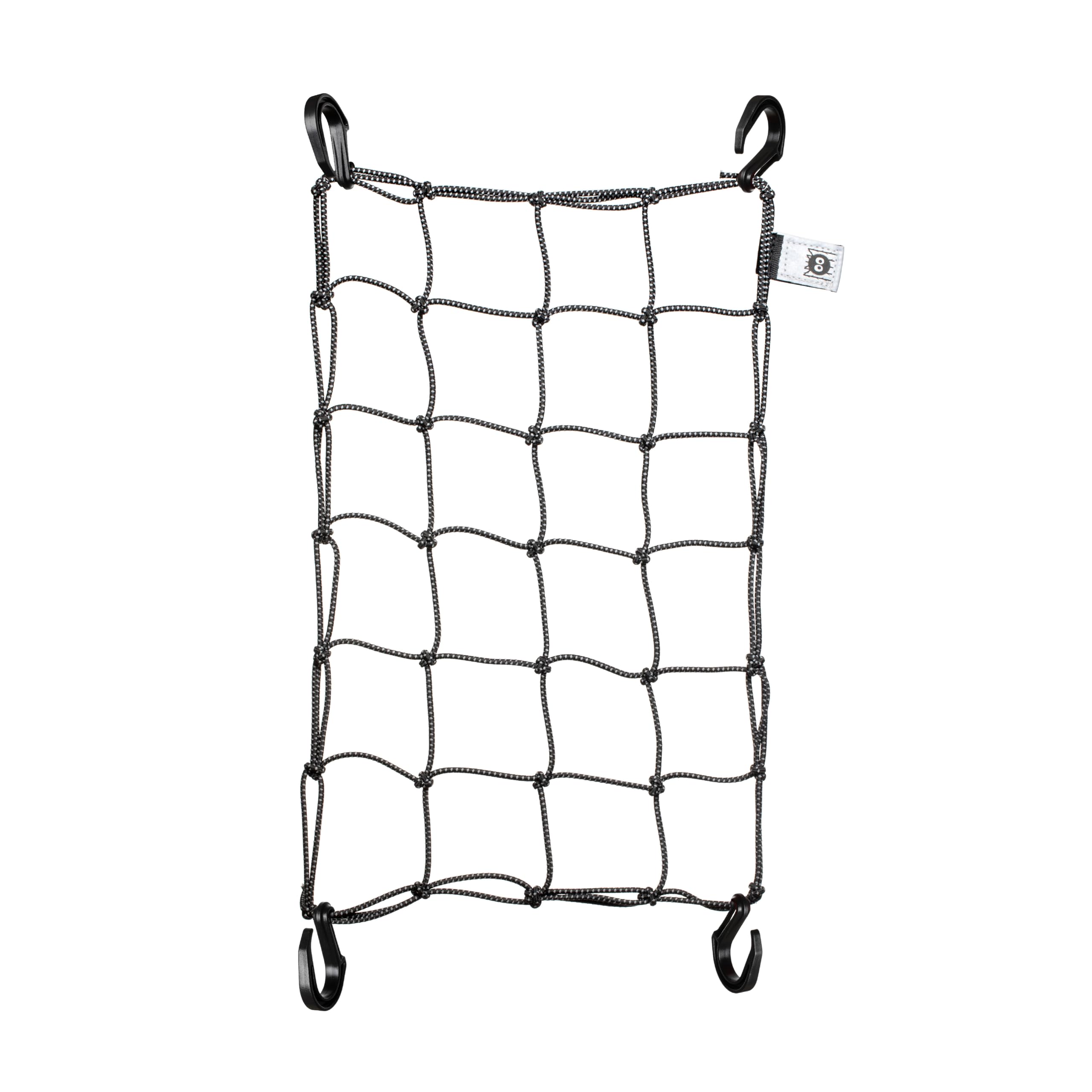 Portland Design Works Cargo Web - Reflective Expandable Bungee Net with Hooks for Bike Storage | Secure Bicycle Accessories | Perfect for Commuting, Groceries & Outdoor Adventures