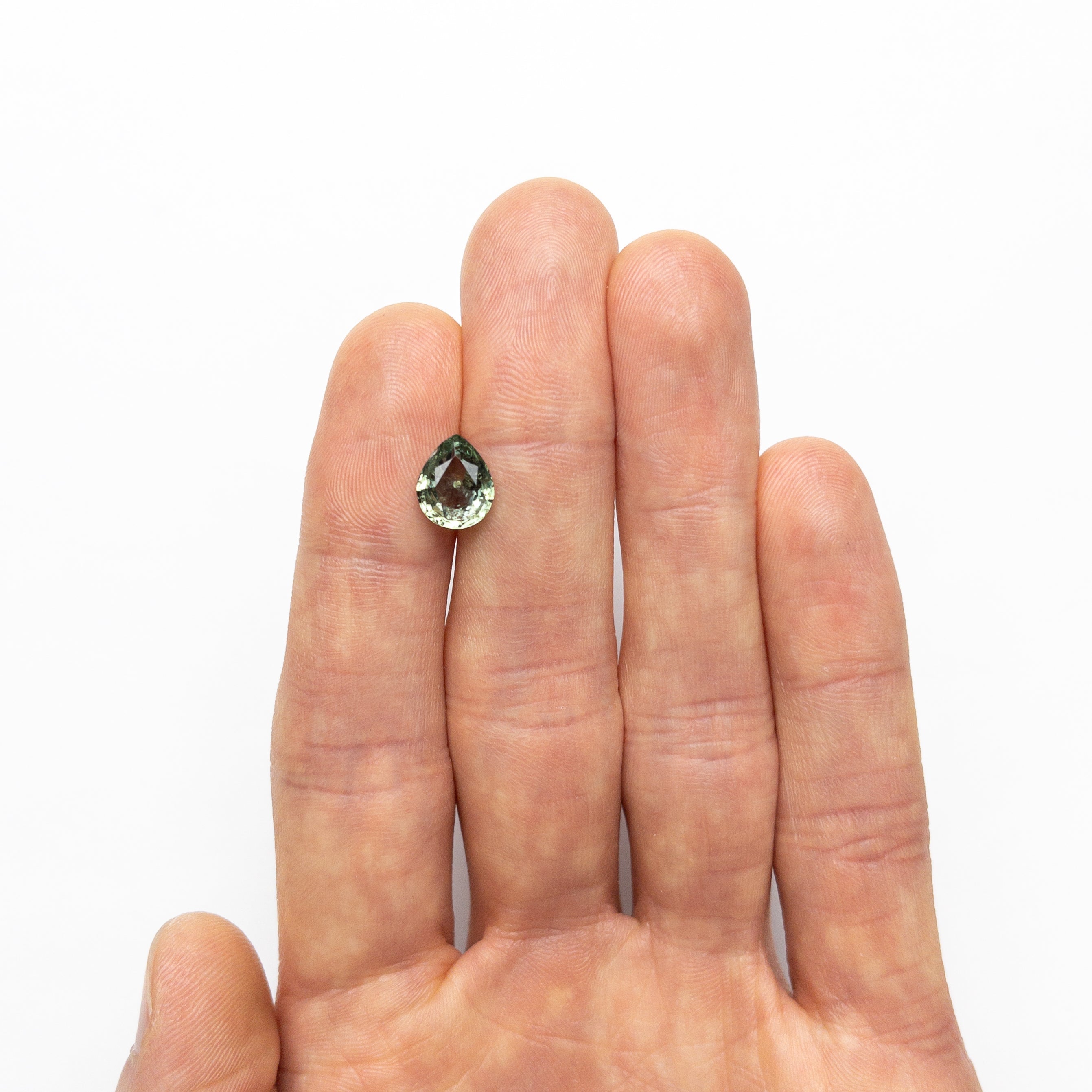 2.53ct Pear Cut Blue Sapphire Gemstone - 9.53x7.91x4.35mm Brilliant Natural Sapphire for Jewelry Making & Engagement Rings
