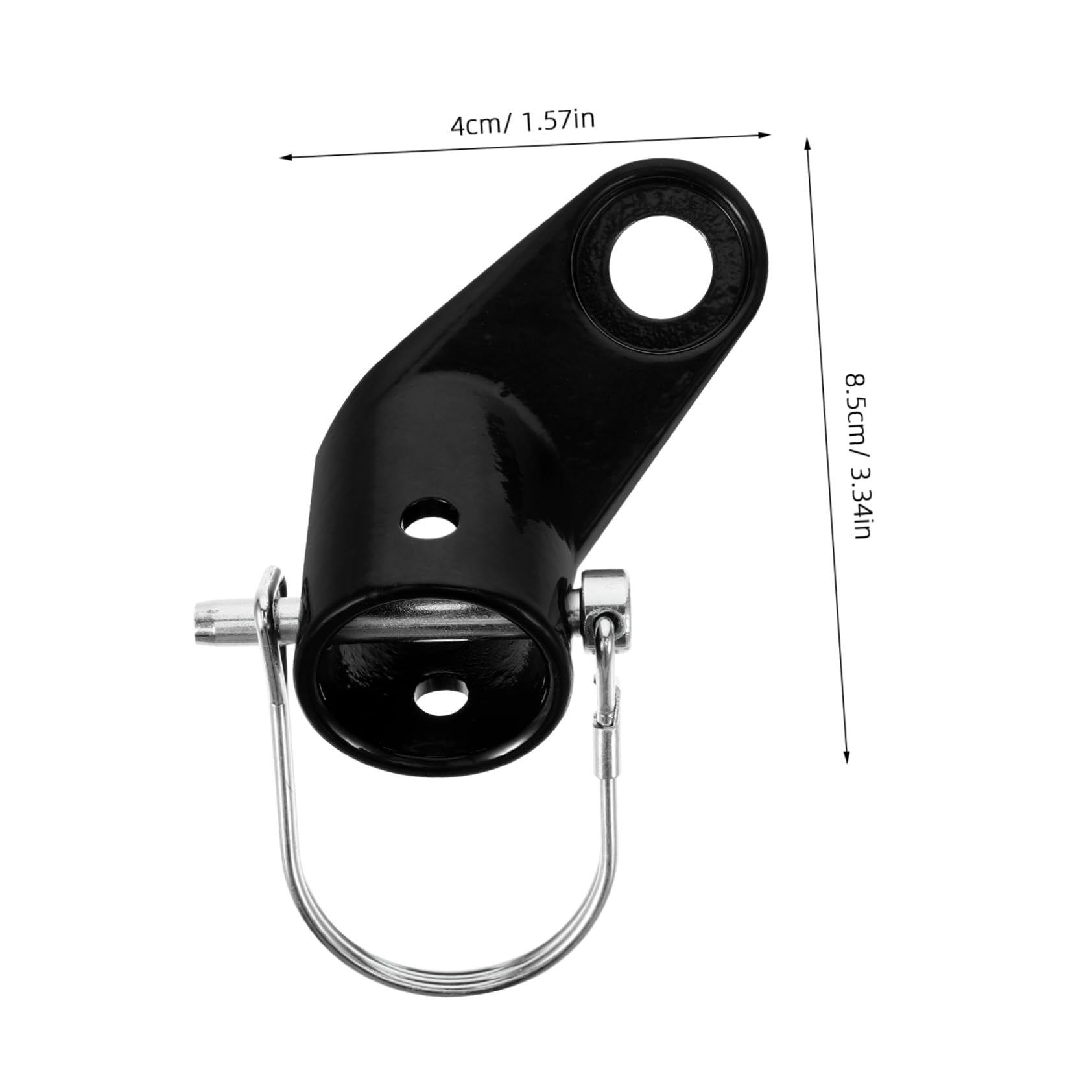Yardwe 1 Set Heavy Duty Steel Trailer Hitch Electric Bike Hooks Attachment for Bike Trailer - Perfect for Cycling with Kids, Cargo Transport & Outdoor Adventures