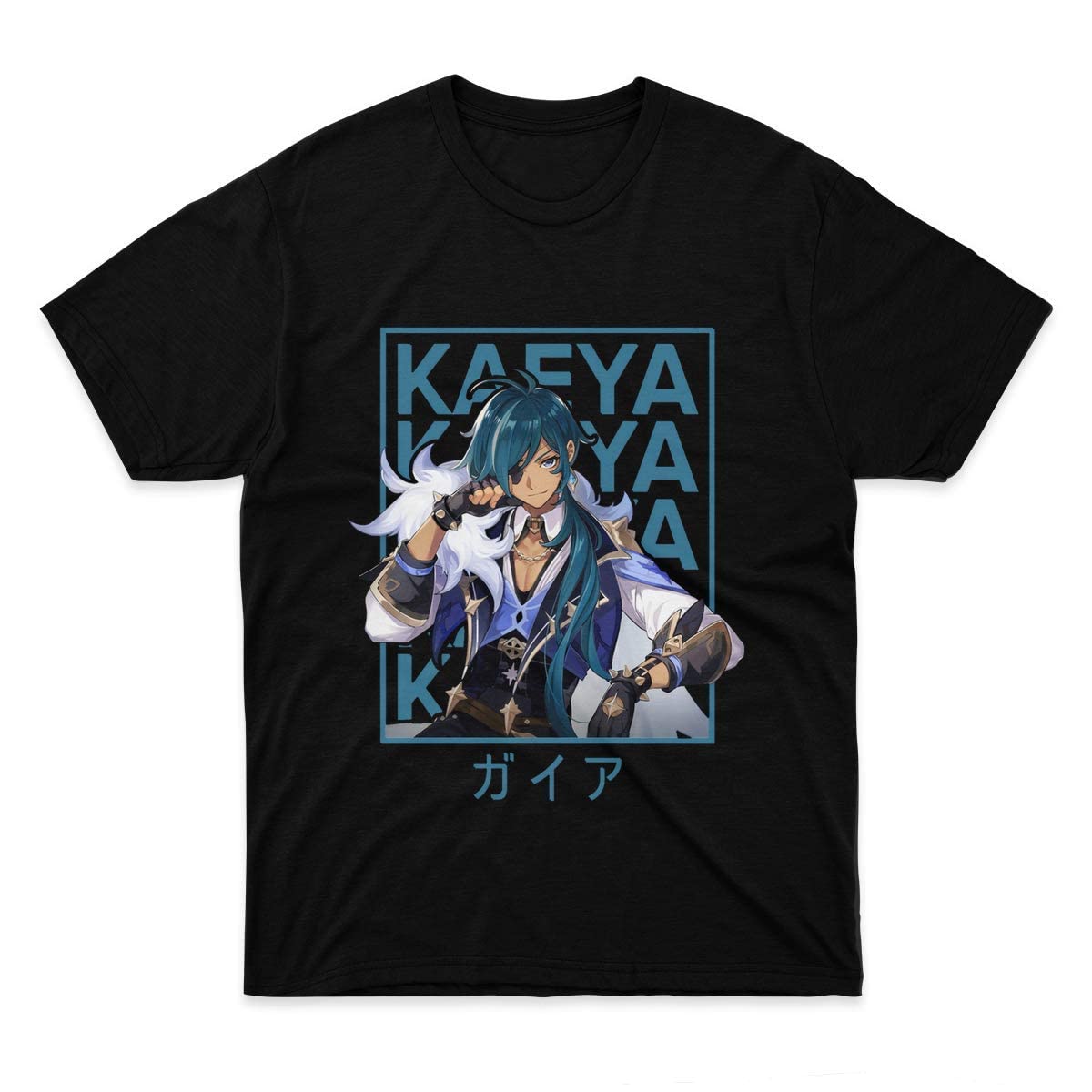 Men's Kaeya T-Shirt | Genshin Impact Anime Graphic Tee for Summer - Casual Wear, Cosplay & Gaming Merch