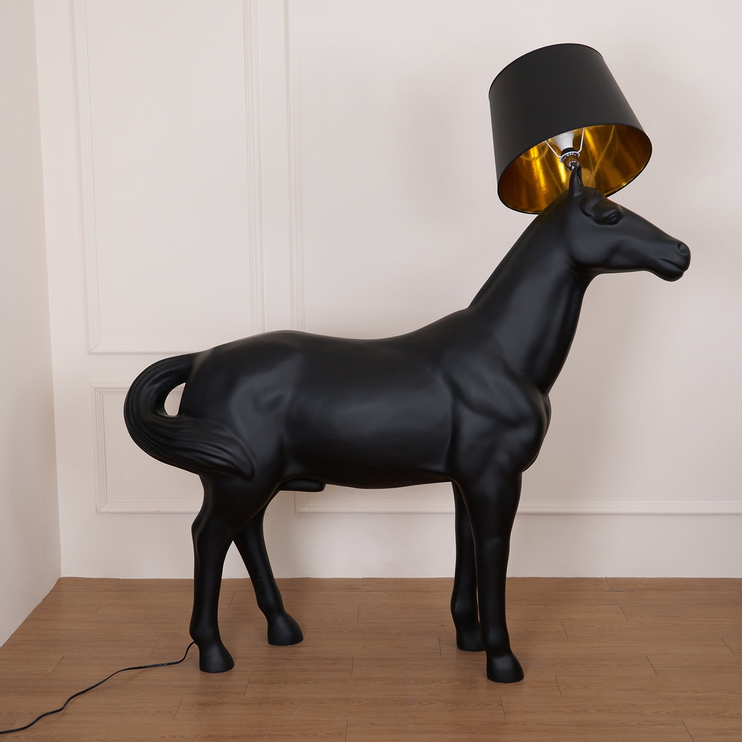 Equine Majesty Floor Lamp - Elegant Horse-Themed Standing Light for Living Room, Bedroom, or Office Decor - Perfect for Home & Commercial Spaces
