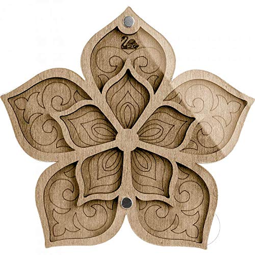 Star-Shaped Bead Organizer Box - Jewelry Making Storage for Beads, Charms, and Craft Supplies - Perfect for DIY, Scrapbooking, and Home Organization