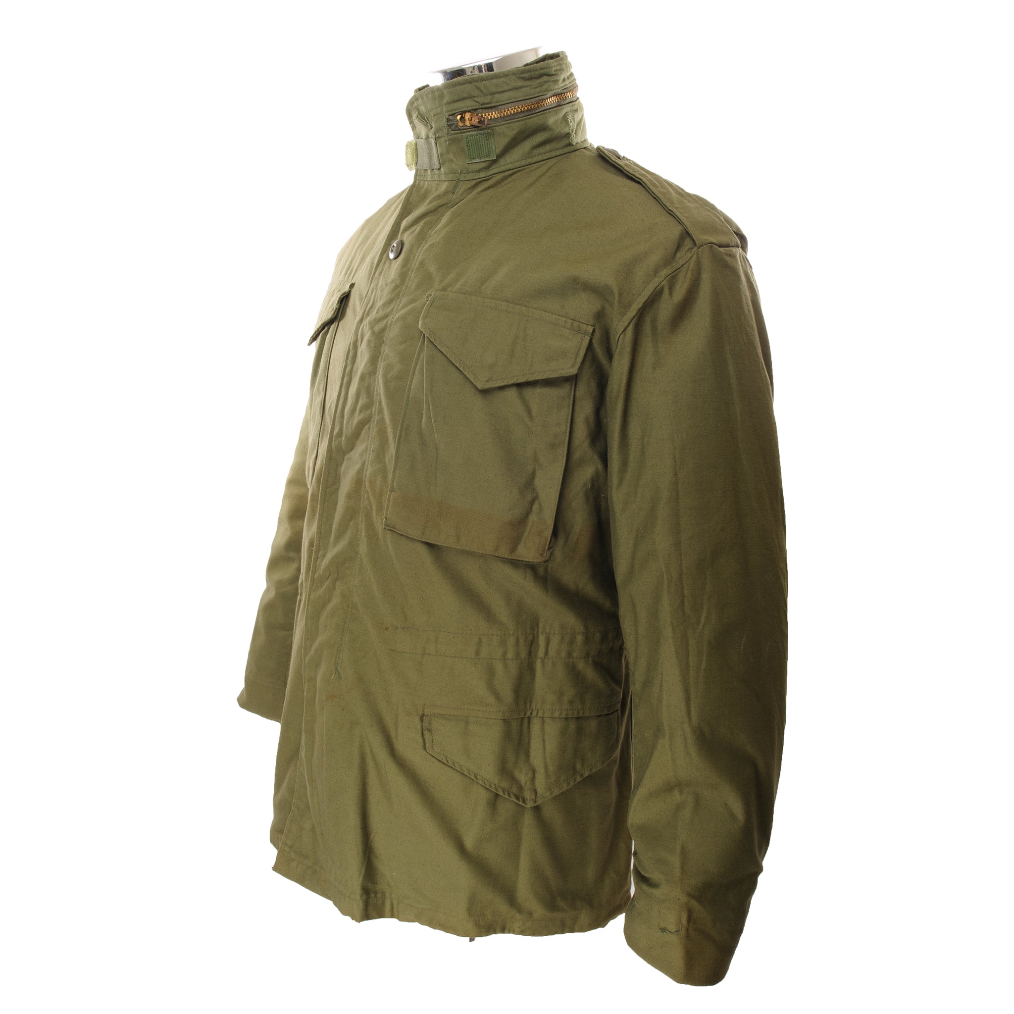 Vintage US Army M-1965 M65 Field Jacket - 1981 Small Regular Size - Deadstock NOS - Military Surplus Outerwear for Outdoor Camping & Hiking