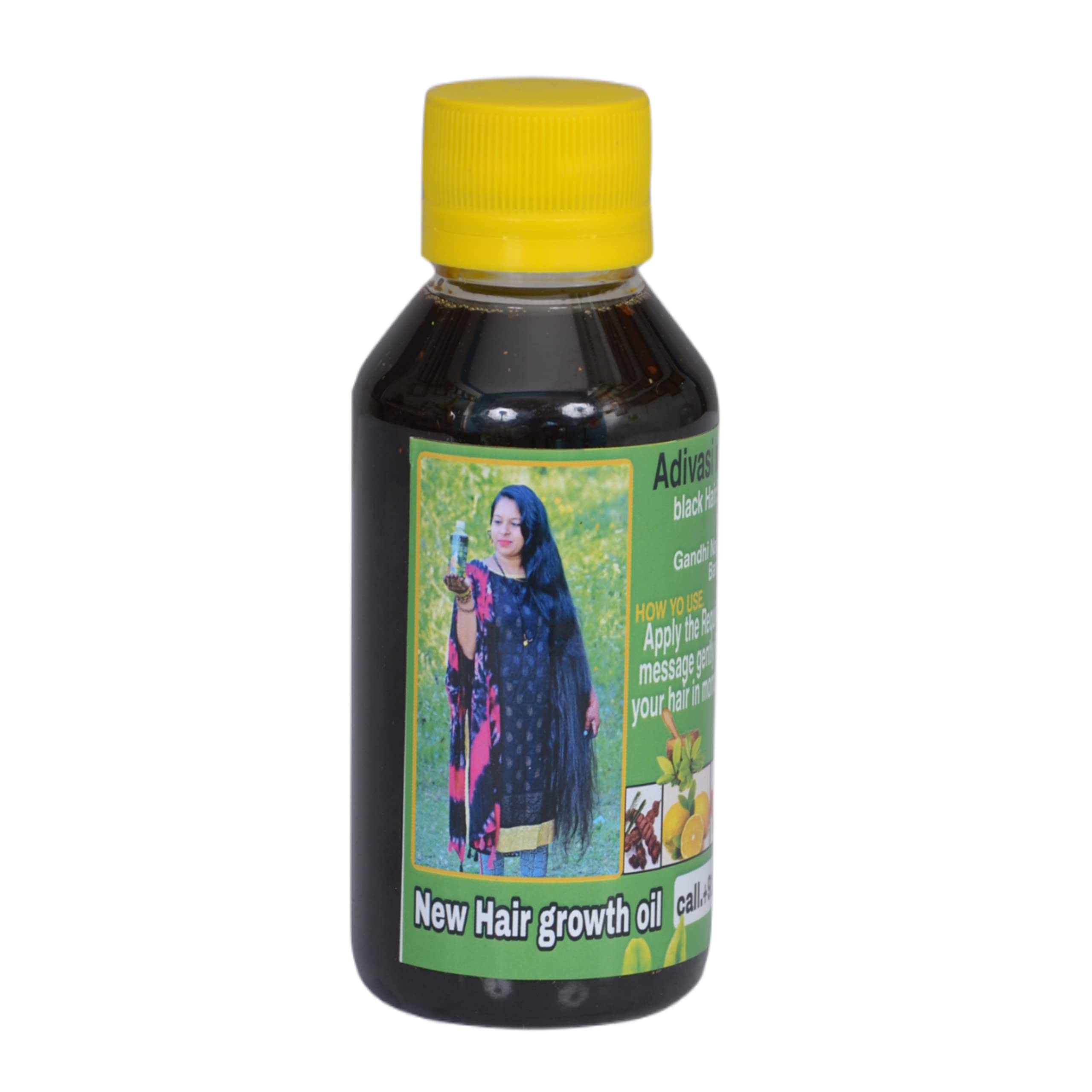 Maharishi Adivasi Ayurvedic Long Hair Oil 100ml - Herbal Hair Growth Treatment for Men & Women | Reduces Hair Fall & Promotes Thicker Hair | Perfect for Daily Scalp Massage & Natural Hair Care Routine