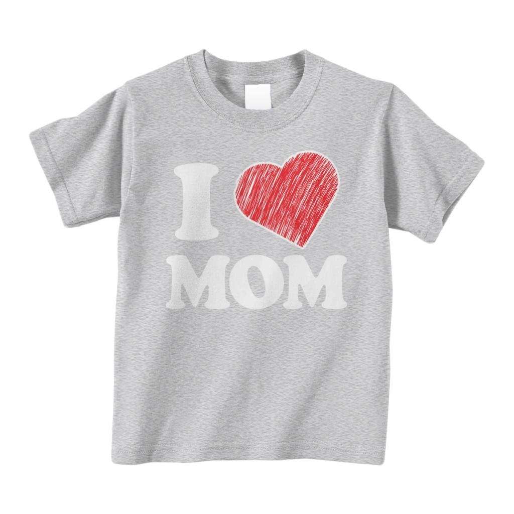 Threadrock Little Boys' I Love Mom Infant & Toddler T-Shirt - Cute Baby Boy Outfit for Mother's Day & Family Photos