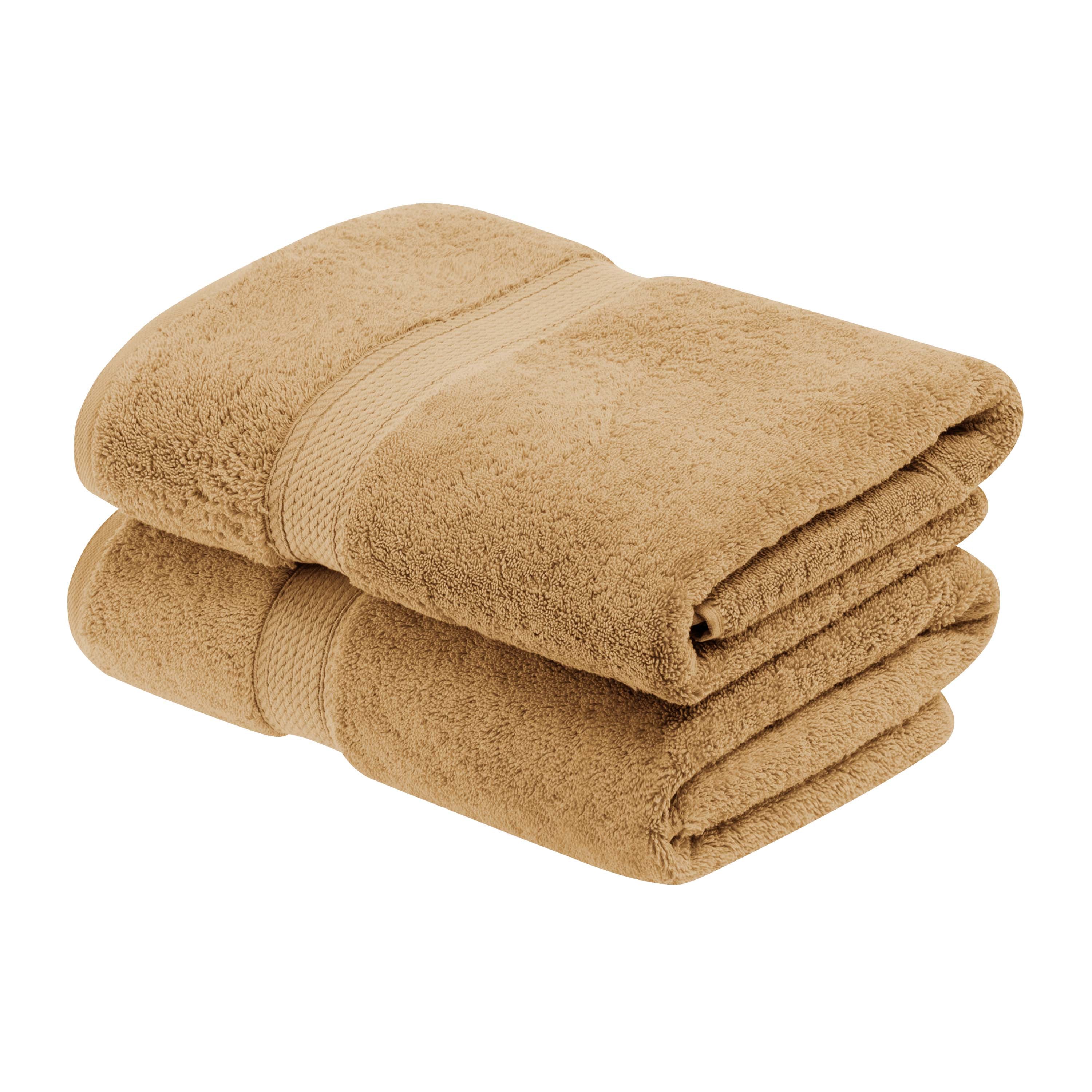 Premium Egyptian Cotton Bath Towel Set - Ultra Soft, Absorbent & Heavyweight 2-Piece Set for Spa, Bathroom & Luxury Home Use