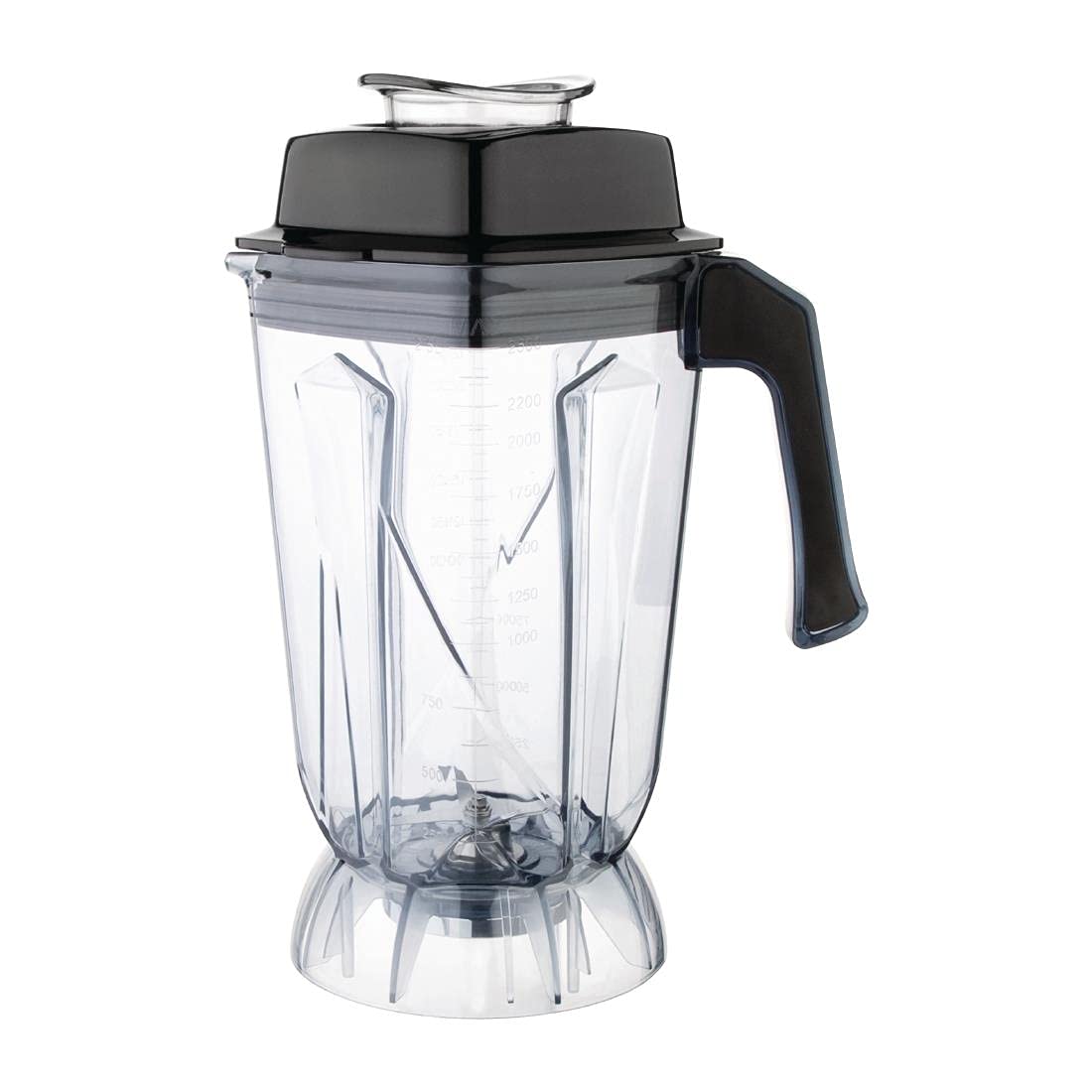 2.5L BPA-Free Heat-Resistant Transparent Plastic Replacement Pitcher for Buffalo Blenders - Compatible with CR836, DR825, CY141, CY140, CS052 Models - Perfect for Smoothies, Soups & Food Processing