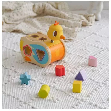 Wooden Duck Shape Sorter Toy - Montessori Learning & Educational Sorting Game for Toddlers - Perfect for Early Childhood Development & Sensory Play
