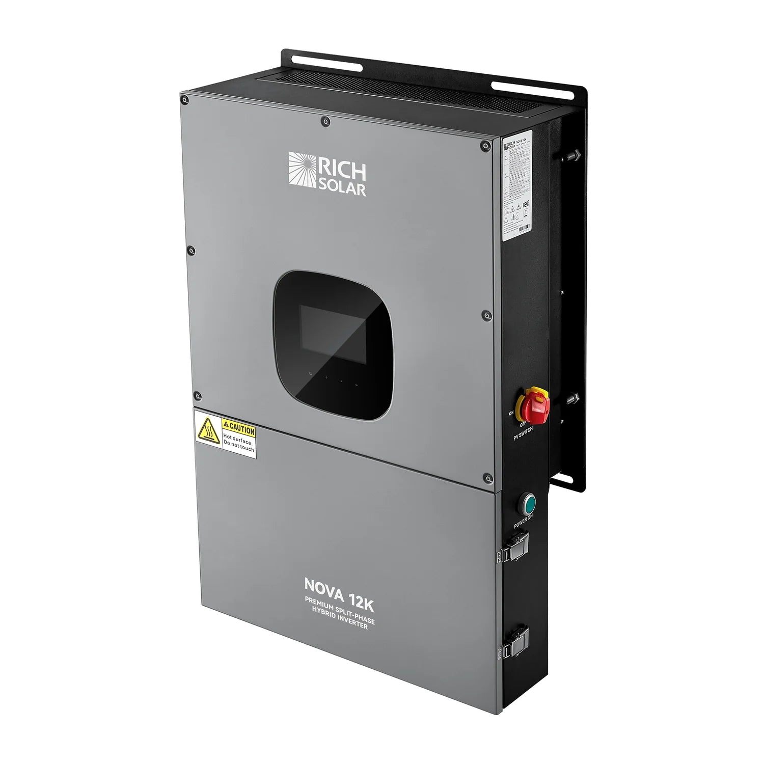 Rich Solar NOVA 12K PV Hybrid Inverter 48V 120/240V Split Phase - High Efficiency Solar Power Converter for Off-Grid & Backup Power Systems - Perfect for Homes, RVs, and Emergency Power Supply