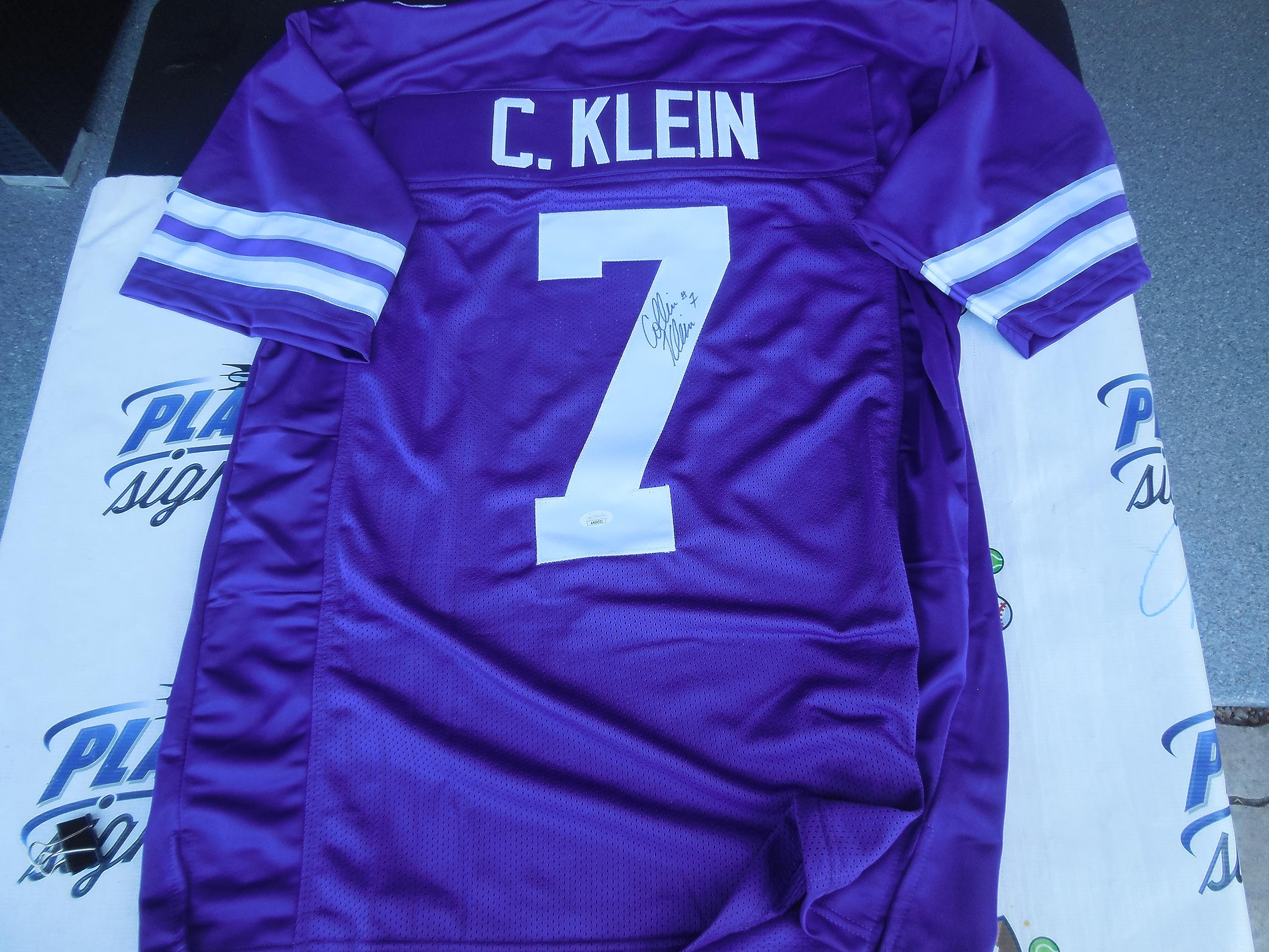 Collin Klein Autographed Kansas State KSU Wildcats Football Jersey with JSA COA - Perfect for Sports Memorabilia Collectors and Wildcats Fans