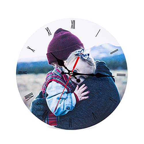 1 Photo Round Clock