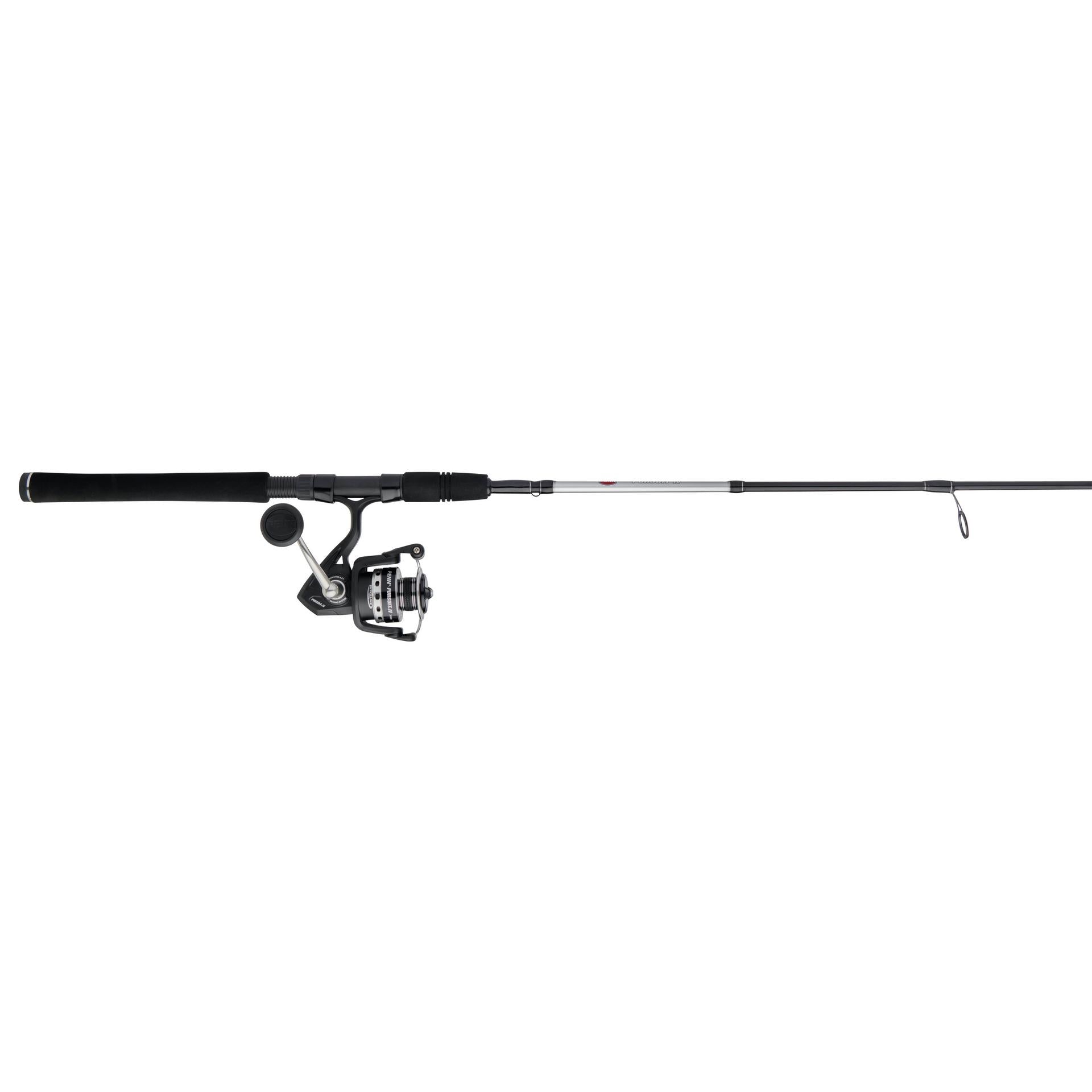 Pursuit® IV Spinning Rod and Reel Combo - Lightweight Fishing Rod with Smooth Reel for Freshwater & Saltwater Fishing - Perfect for Bass, Trout, and Inshore Fishing Adventures