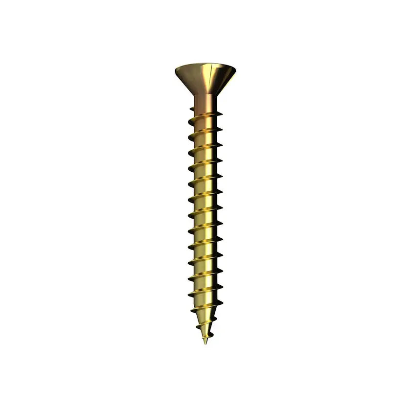 8G Chipboard Screws - Yellow Zinc Coated, PH2 Drive, Bremick Brand - Perfect for Woodworking, Furniture Assembly & DIY Projects