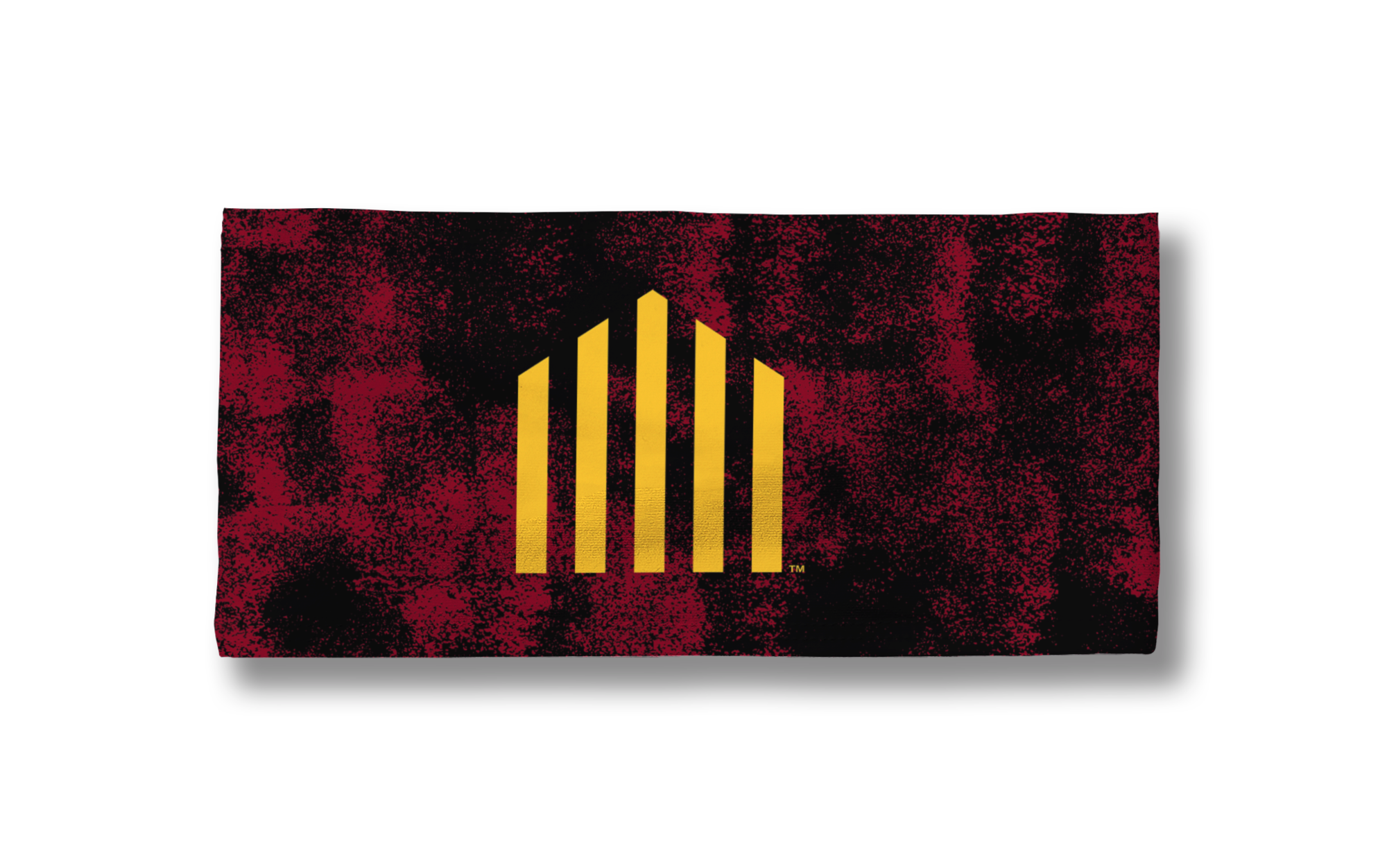 Iowa State University 5 Bar Grunge Big Bang Lite Headband - Stylish and Comfortable Hair Accessory for College Students, Sports Fans, and Everyday Wear