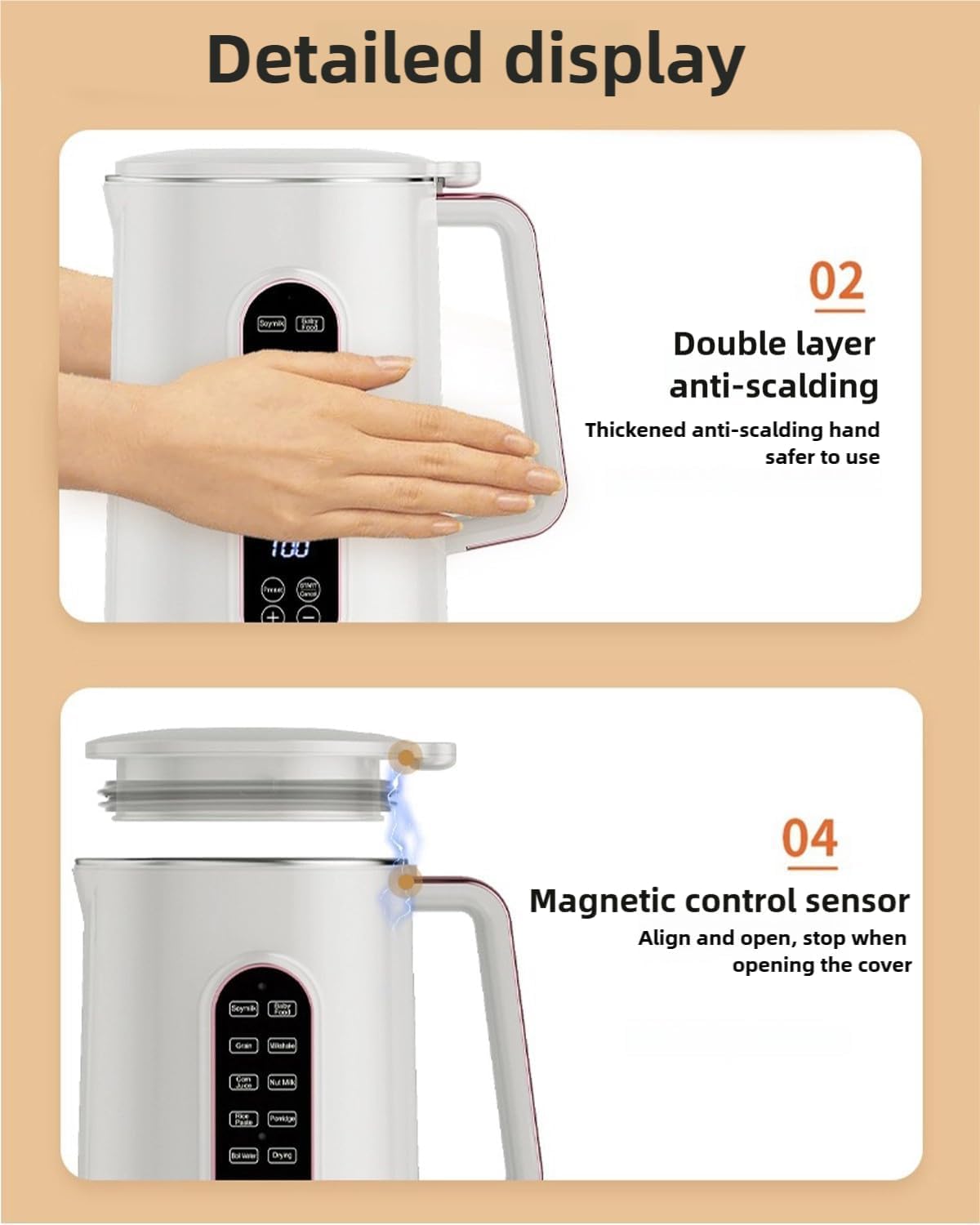 **Mylk Nut Milk Maker Machine - 8-in-1 Automatic Almond Milk Maker & Blender with 12h Delay Start, Keep Warm & Auto Clean (Green) - Perfect for Vegan, Dairy-Free, and Healthy Homemade Nut Milk**