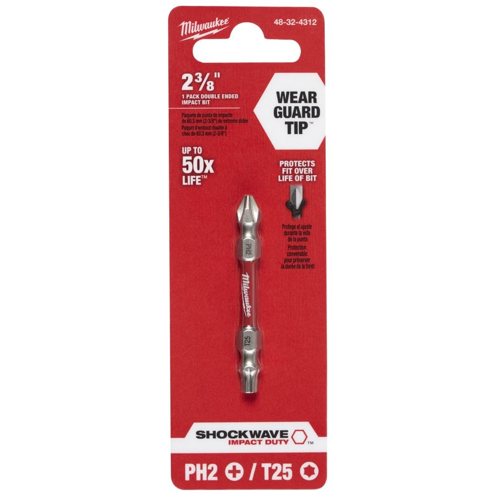 MILWAUKEE ELECTRIC TOOL 48-32-4312 Screw and Bolt Kit (100-Piece) - Heavy Duty Fastener Set for Construction, Automotive & DIY Projects