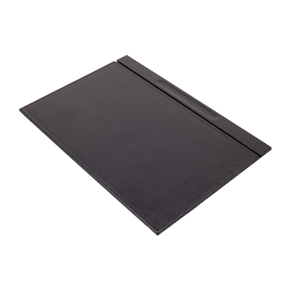 Premium Leather Desk Pad with Cover - Large Office Desk Organizer for Writing & Work, Non-Slip Desk Mat Protector - Perfect for Home Office, Study & Workstation (Black)