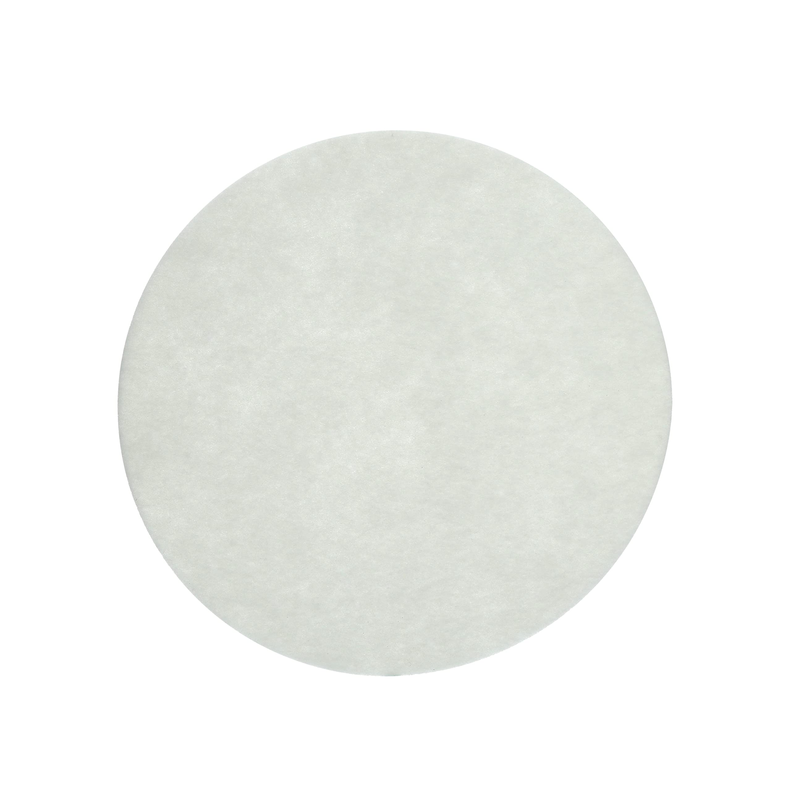 3M White Carpet Bonnet Pad - 15 Inch, Pack of 5 | Heavy-Duty Floor Cleaning & Buffing for Carpets | Perfect for Home, Office & Commercial Use
