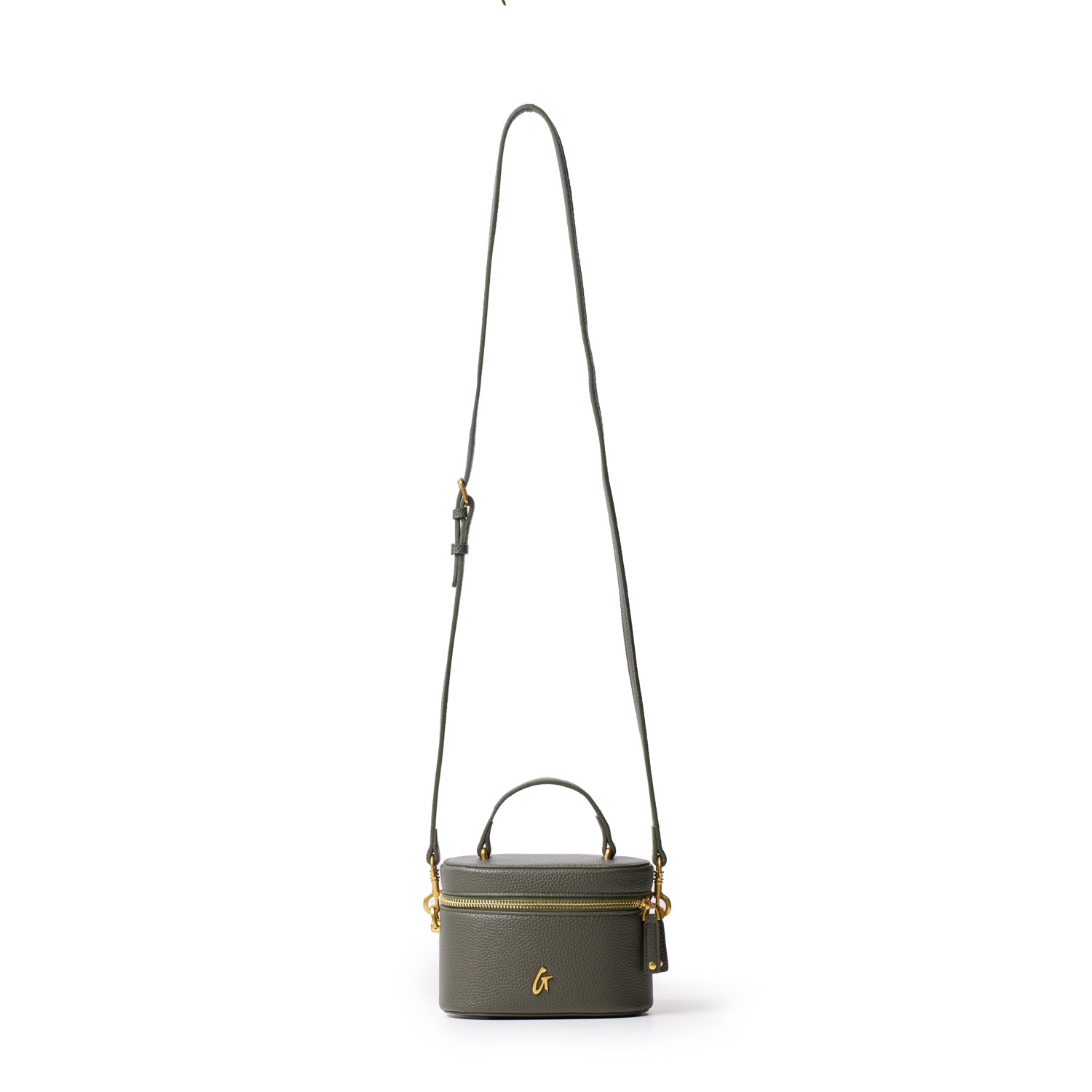 Mini Pebble Vanity Bag - Olive Green Crossbody Purse for Women, Fashionable Small Handbag for Travel, Parties & Everyday Use