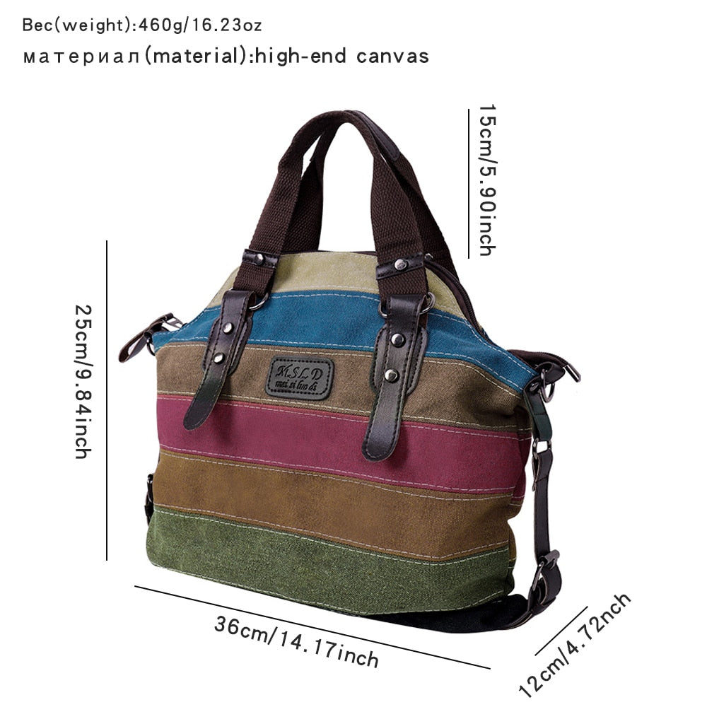 Stylish Patchwork Rainbow One Shoulder Crossbody Bag for Women - Perfect for Music Festivals, Beach Outings & Everyday Use