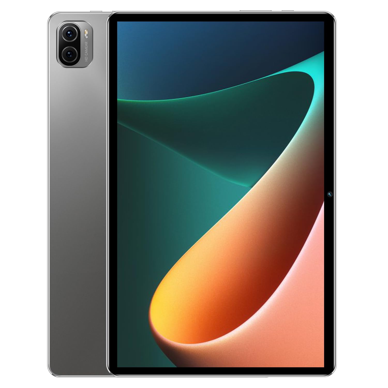 Echoamo 10 Inch Android Tablet 2023 - Octa-Core Processor, 256GB Storage, 8GB RAM, 24MP Camera, 8000mAh Long Battery Life - Gray | Perfect for Work, Study, Streaming & Gaming