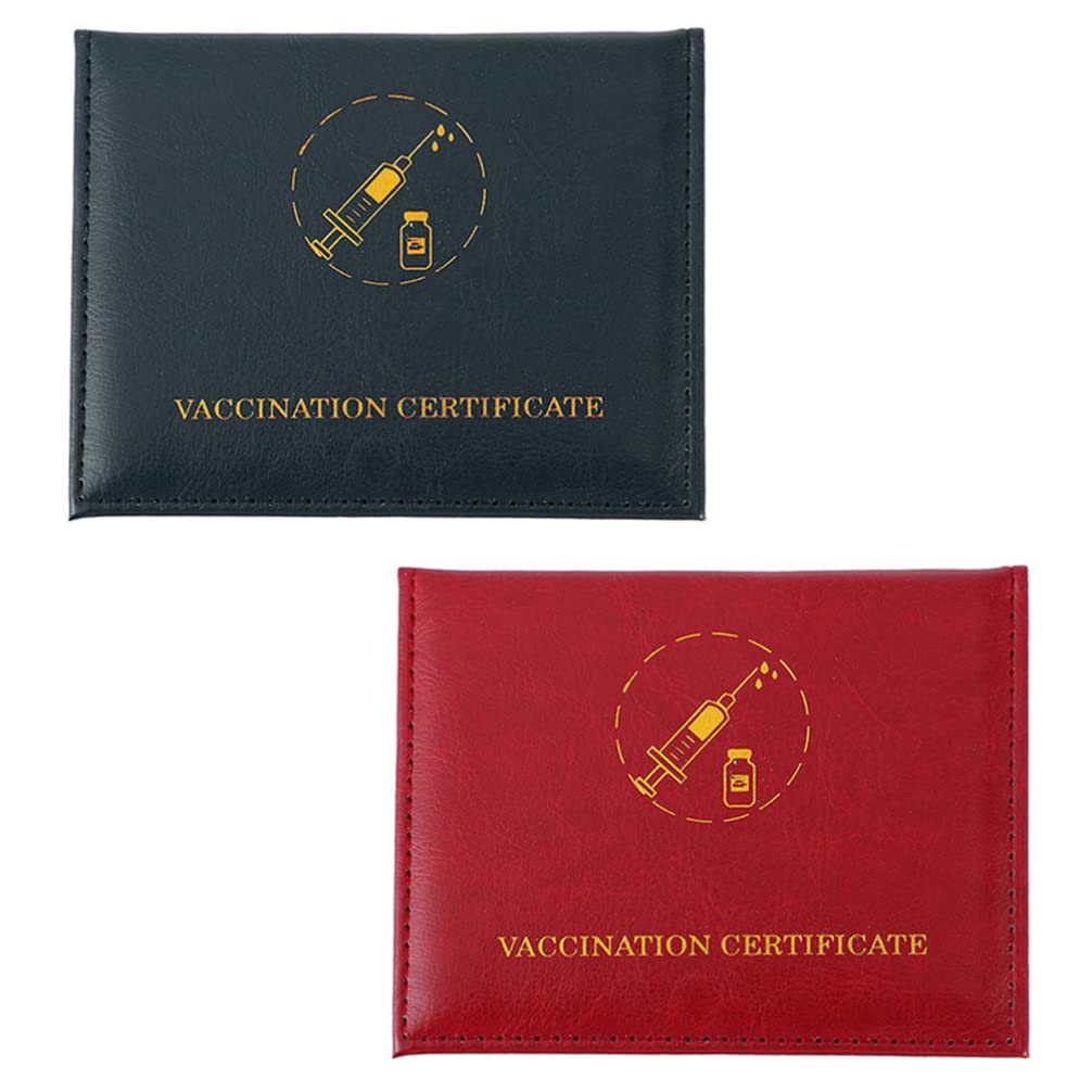 Premium 2-Pack Leather Card Holder Set - Durable Card Protectors & Organizers for Credit Cards, ID, Business Cards - Perfect for Travel, Office & Everyday Use