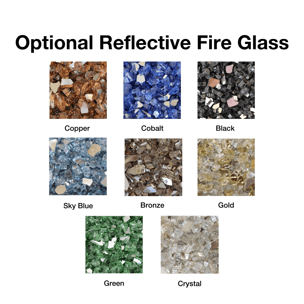 AZ Patio Heaters Two Tone 38 Inch Square LP Fire Pit Table - Outdoor Propane Fire Pit for Patio, Deck, Backyard & Garden - Perfect for Entertaining & Relaxing (GSF DGHSS)