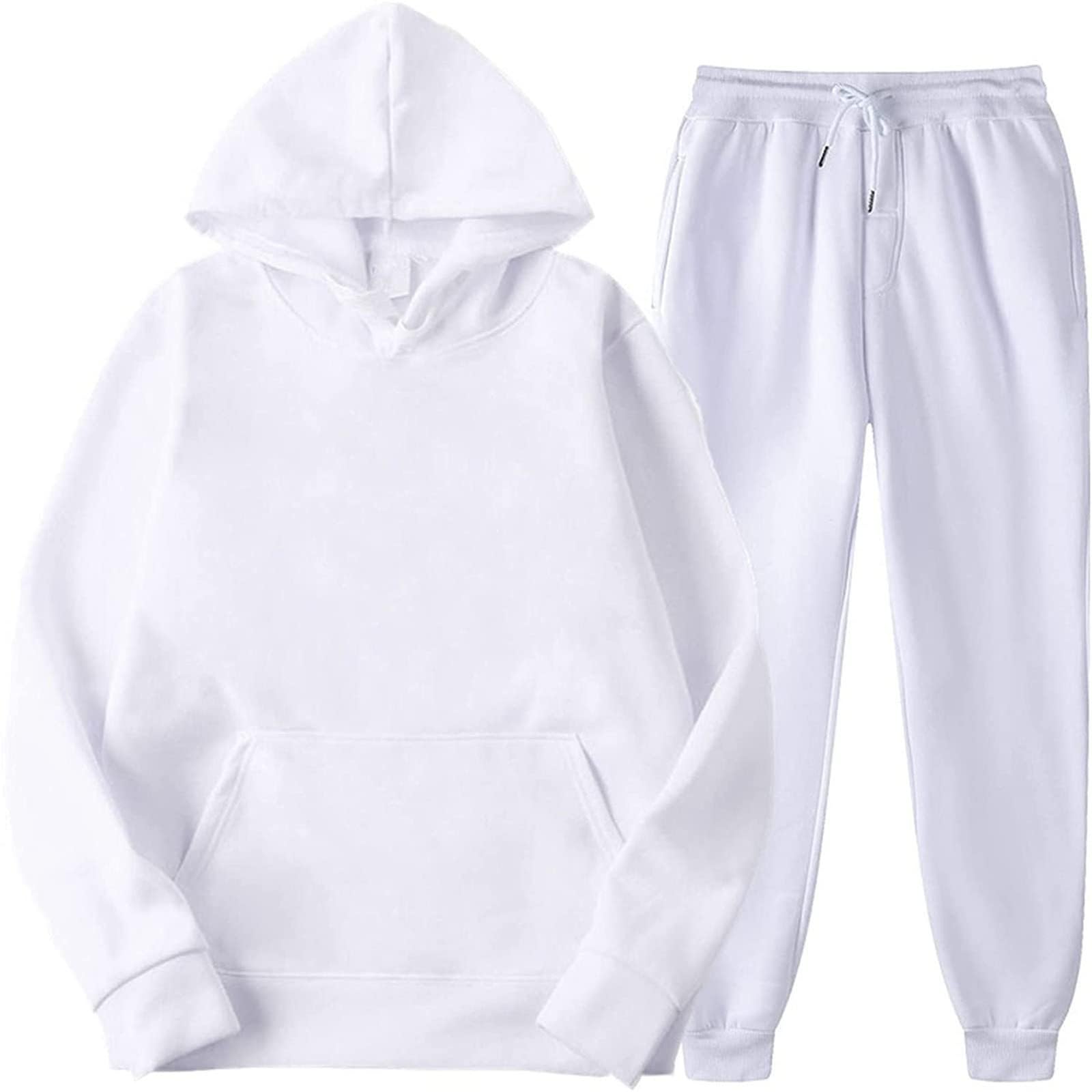 XYYYHTL Men's Tracksuit Set - Gym Hoodie & Joggers for Running, Workout & Lounge Wear | Comfortable Sportswear for Men | Perfect for Training, Jogging & Casual Outfits