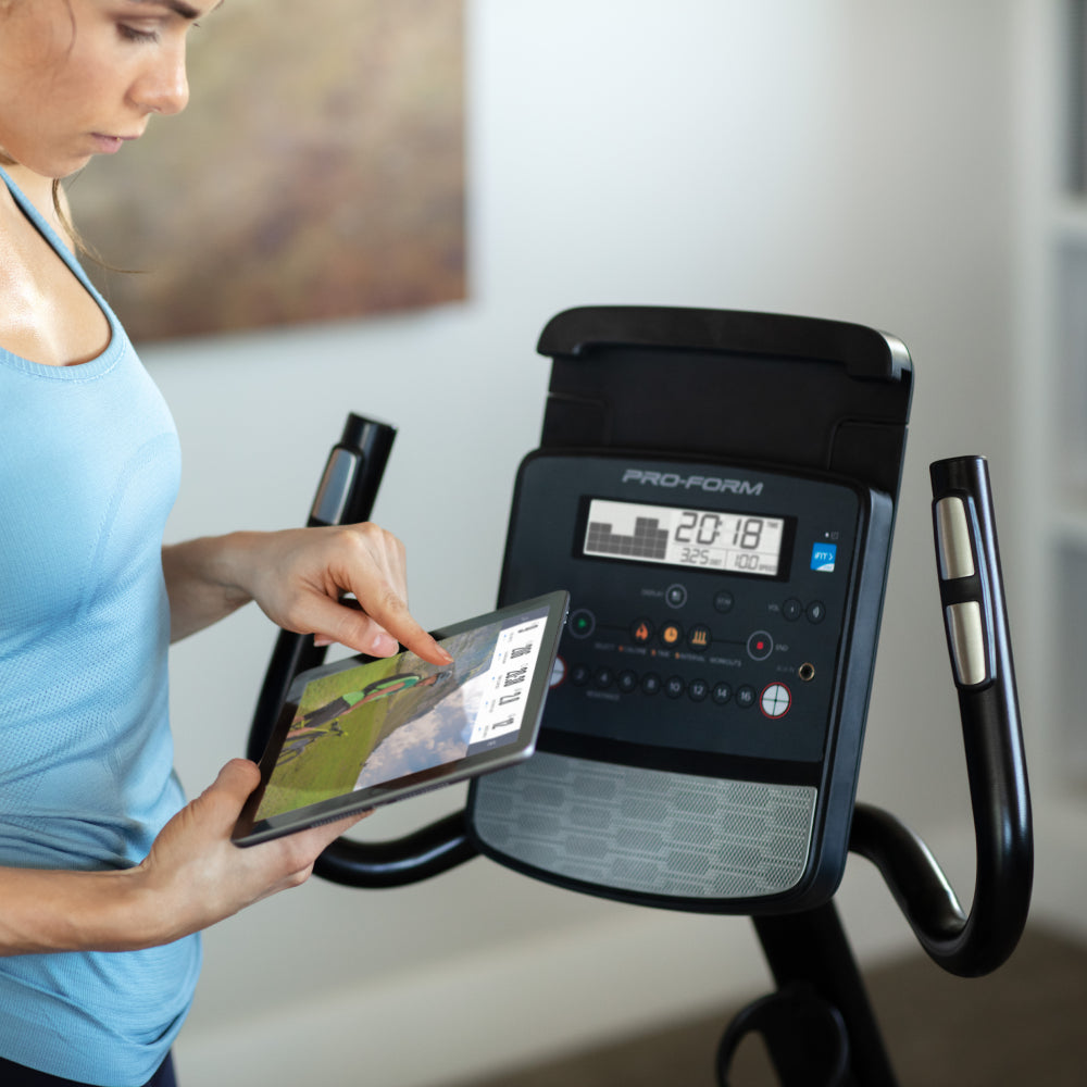 ProForm Cadence R3.9 Recumbent Exercise Bike for Home Gym - Low Impact Cardio Workout Machine for Seniors & Rehabilitation - Perfect for Small Spaces & Apartment Fitness