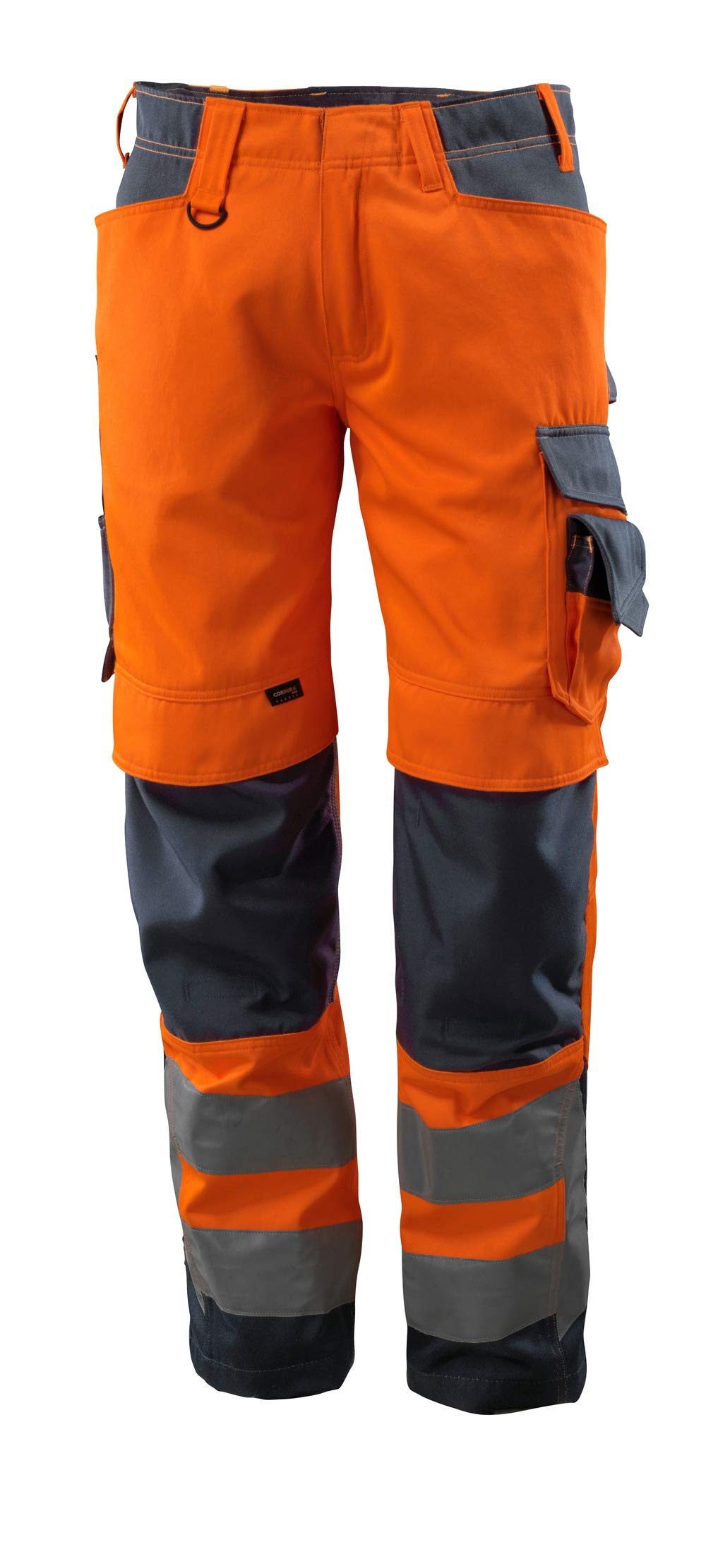High Visibility Mascot Kendal Safety Trousers 15579-860 - Men's Reflective Work Pants for Construction, Roadwork & Outdoor Jobs