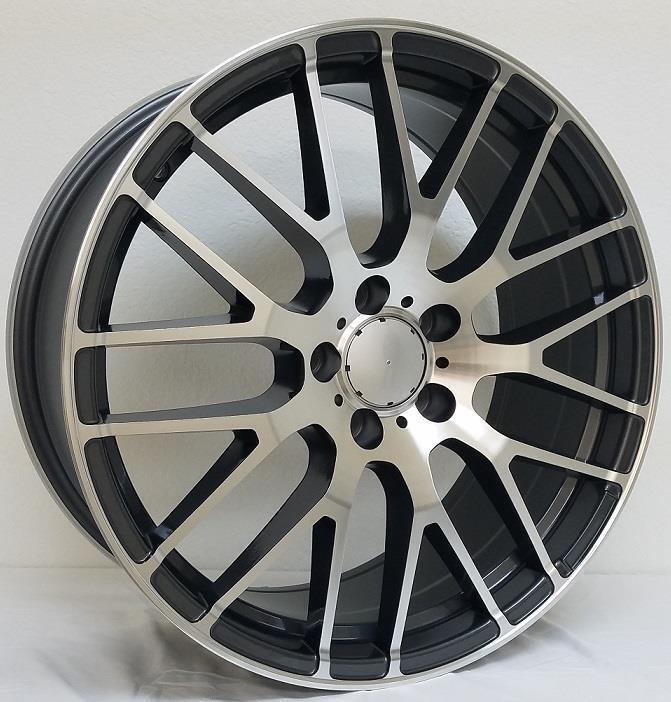 19'' Alloy Wheels for Mercedes ML Class ML350 ML450 ML550 ML63 (2010-2014) 19x9.5 5x112 Bolt Pattern - Perfect for Off-Roading & Luxury SUV Upgrades