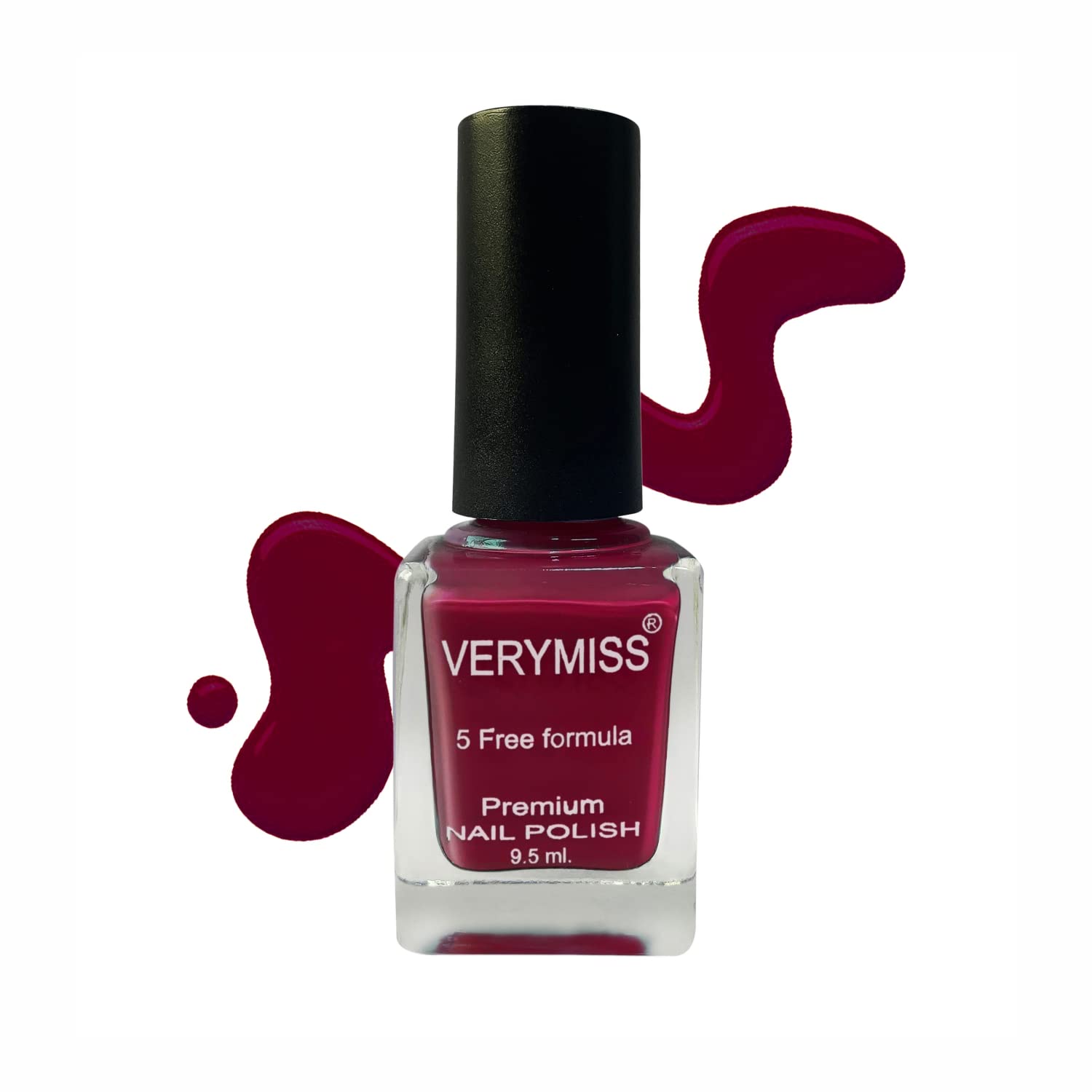 Verymiss Premium Nail Polish 9.5ml - Rosewood Color, Long Lasting & Non-Toxic Nail Lacquer for Women | Perfect for Daily Wear, Parties & Special Occasions