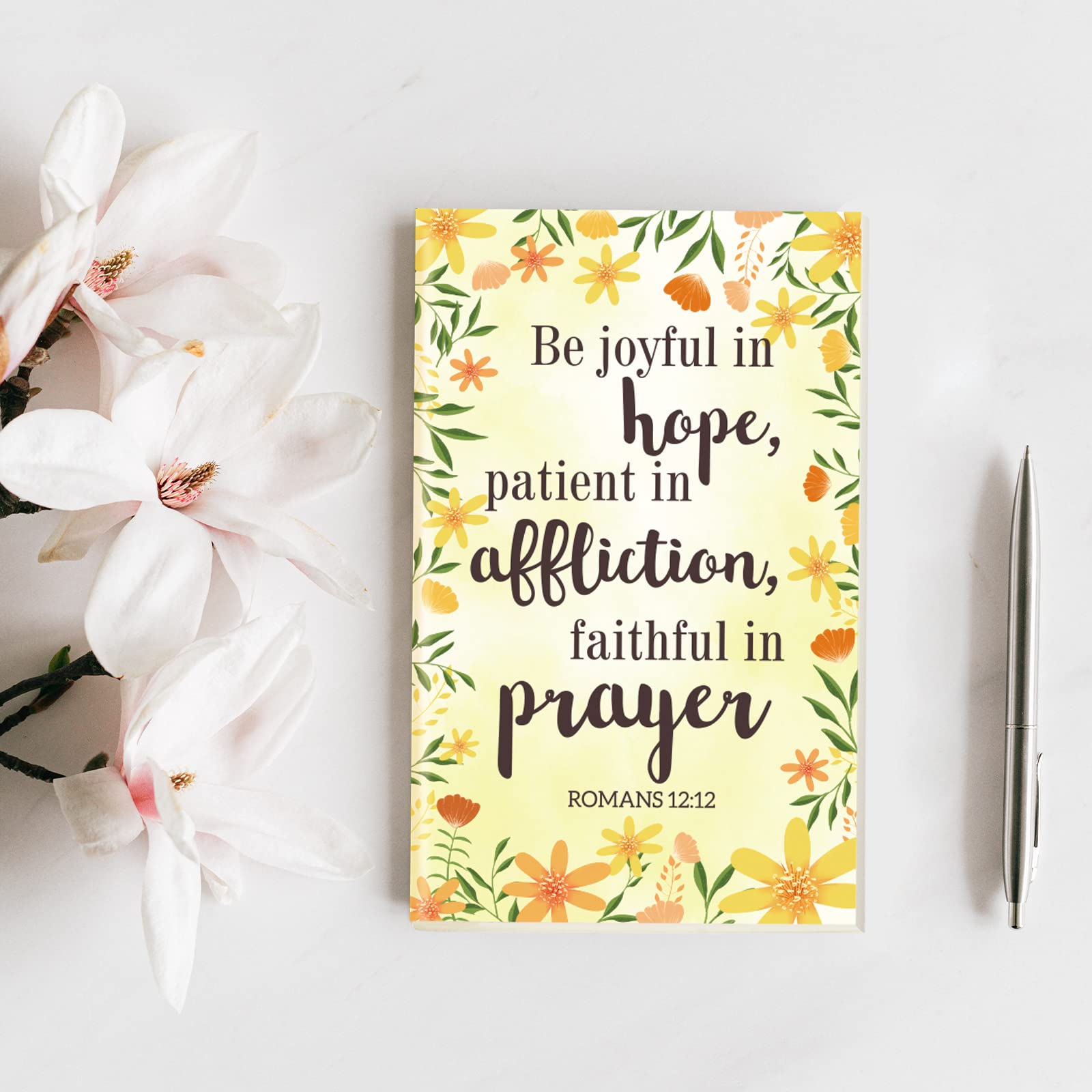 6 Pack Christian Prayer Journal Notebooks for Women - Inspirational Bible Verse Lined Notepads, Scripture Writing & Daily Devotional - Perfect for Bible Study, Church Notes & Gift Giving