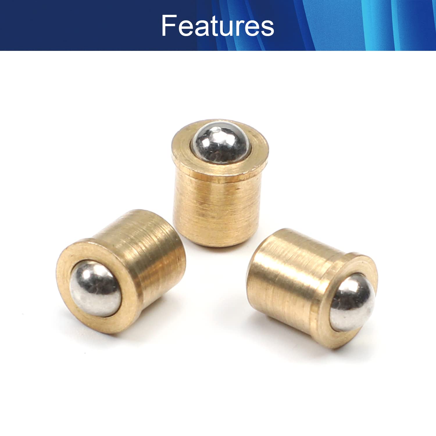 Stainless Steel Adjustable Ball Catch Hardware with Strike Plate - 0.28
