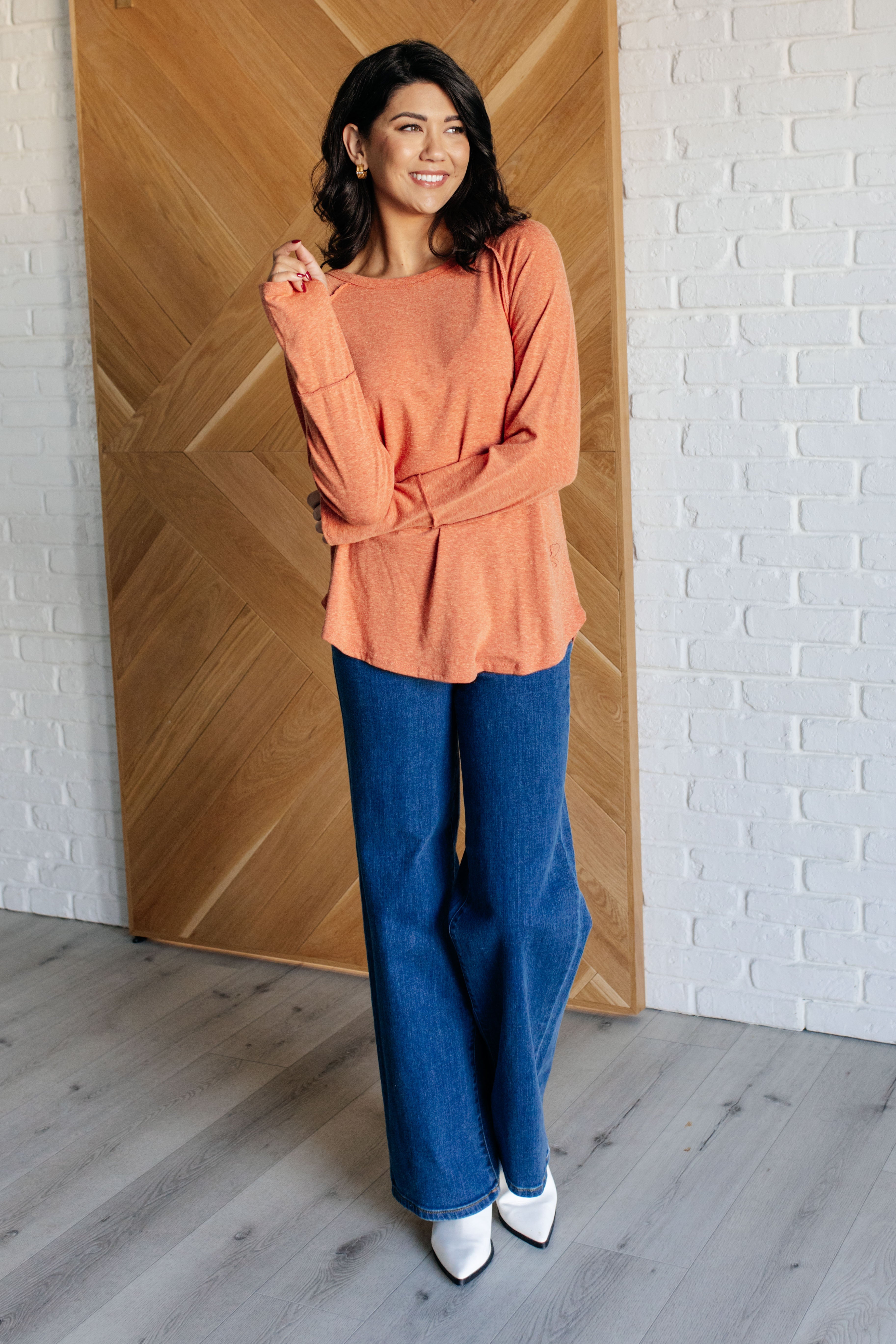 Stylish Rustic Charm Long Sleeve Top for Women - Comfortable & Fashionable Blouse for Casual Wear, Office, and Date Nights