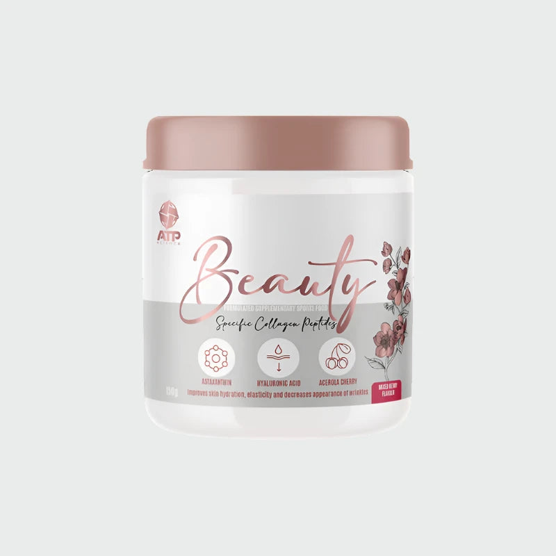 ATP Science Beauty Collagen Supplement for Skin, Hair & Nails - Anti-Aging, Hydration & Elasticity Boost - Perfect for Daily Skincare Routine & Wellness Regimen