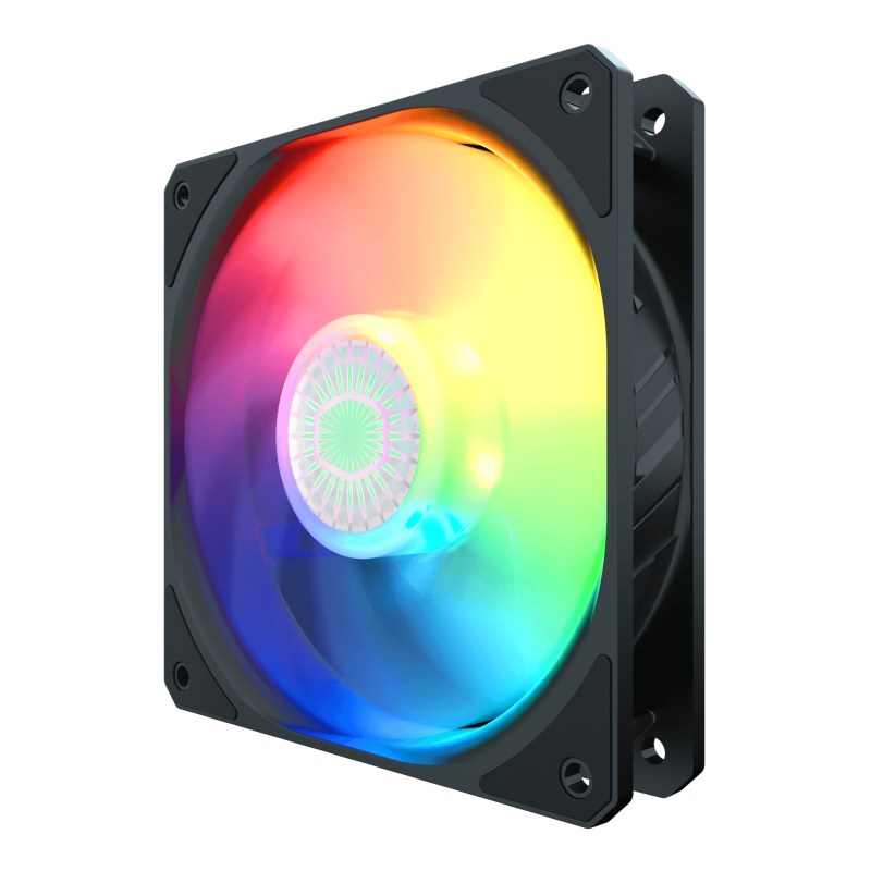 Cooler Master MFX B2DN 18NPA R1 CM SICKLEFLOW 120 PWM ARGB Fan - High Performance RGB PC Cooling Fan for Gaming PC, Case, CPU Cooler (2 Year Warranty) - Perfect for Gaming Rigs, Workstations & PC Builds