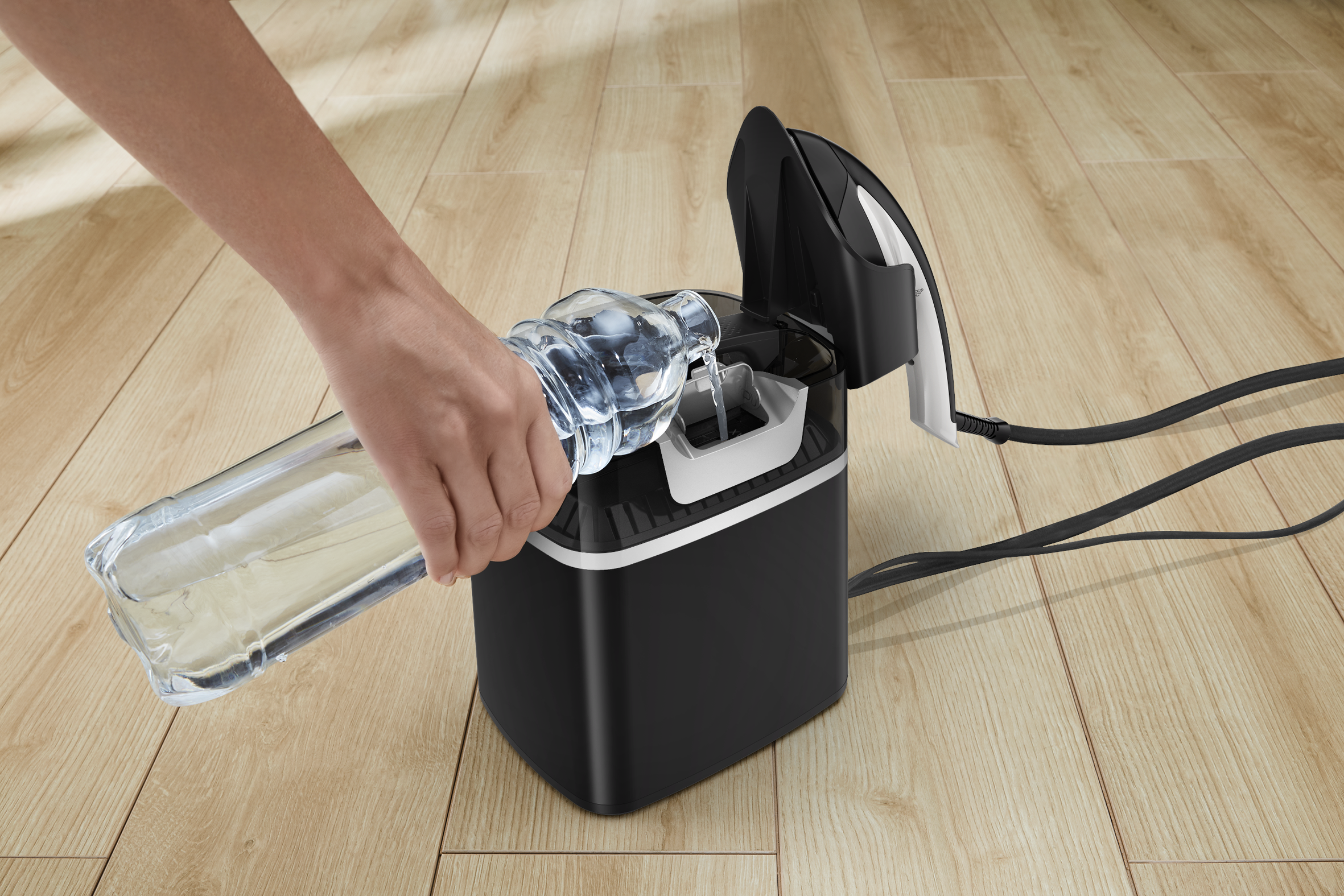 Tefal IXEO Plus All in One Garment Care Solution QT1510 - Portable Steamer, Iron & Clothes Refresher for Travel, Home & Office Use