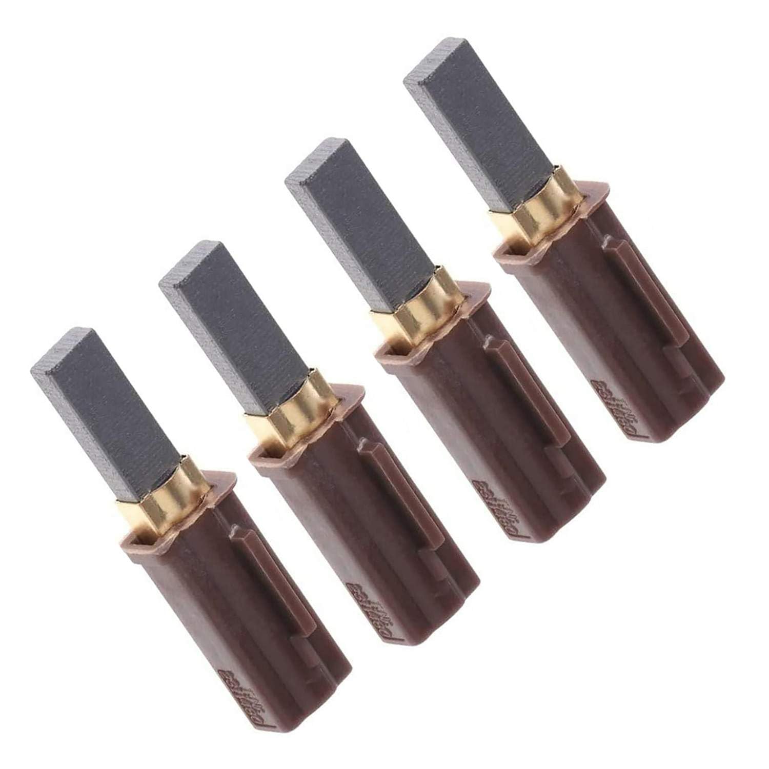 4-Pack Replacement Vacuum Cleaner Motor Carbon Brushes (2311480) - Compatible with Part Numbers 2311480, 333261, 33326-1 - No Latch Design - Perfect for Hoover, Dyson, Shark Vacuum Cleaner Maintenance & Repair - Home Cleaning & DIY Appliance Fixes