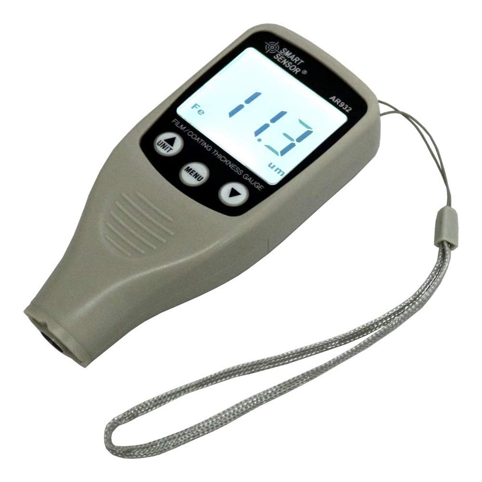 Digital Coating Thickness Gauge Meter 0-1700μm - Automotive Paint Thickness Tester with Built-in Probe for Car Refinishing & Industrial Coating Measurement | Perfect for Auto Body Shops, Quality Control & Metal Surface Inspection